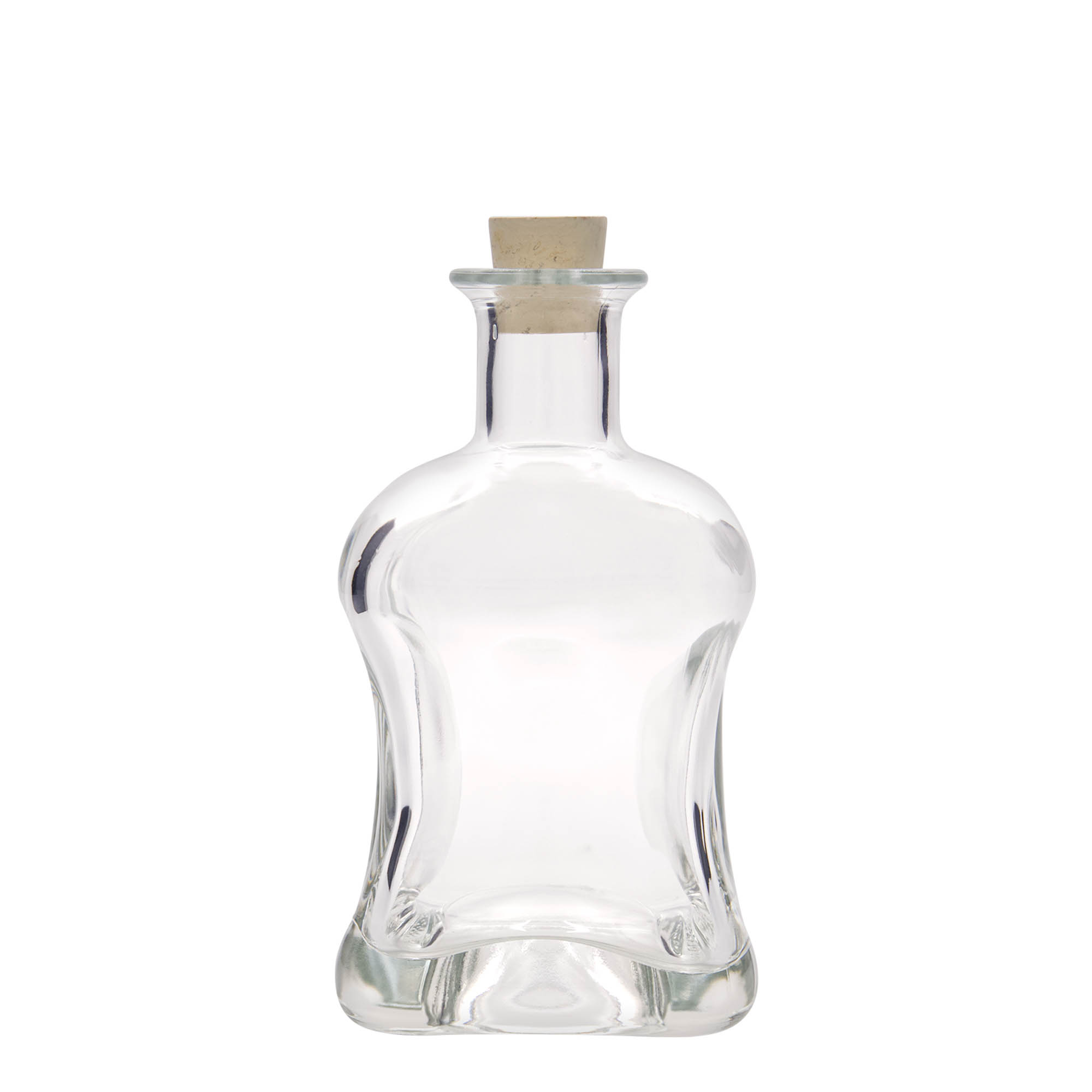 500 ml klaaspudel 'Dublin', nelinurkne, suu: kork