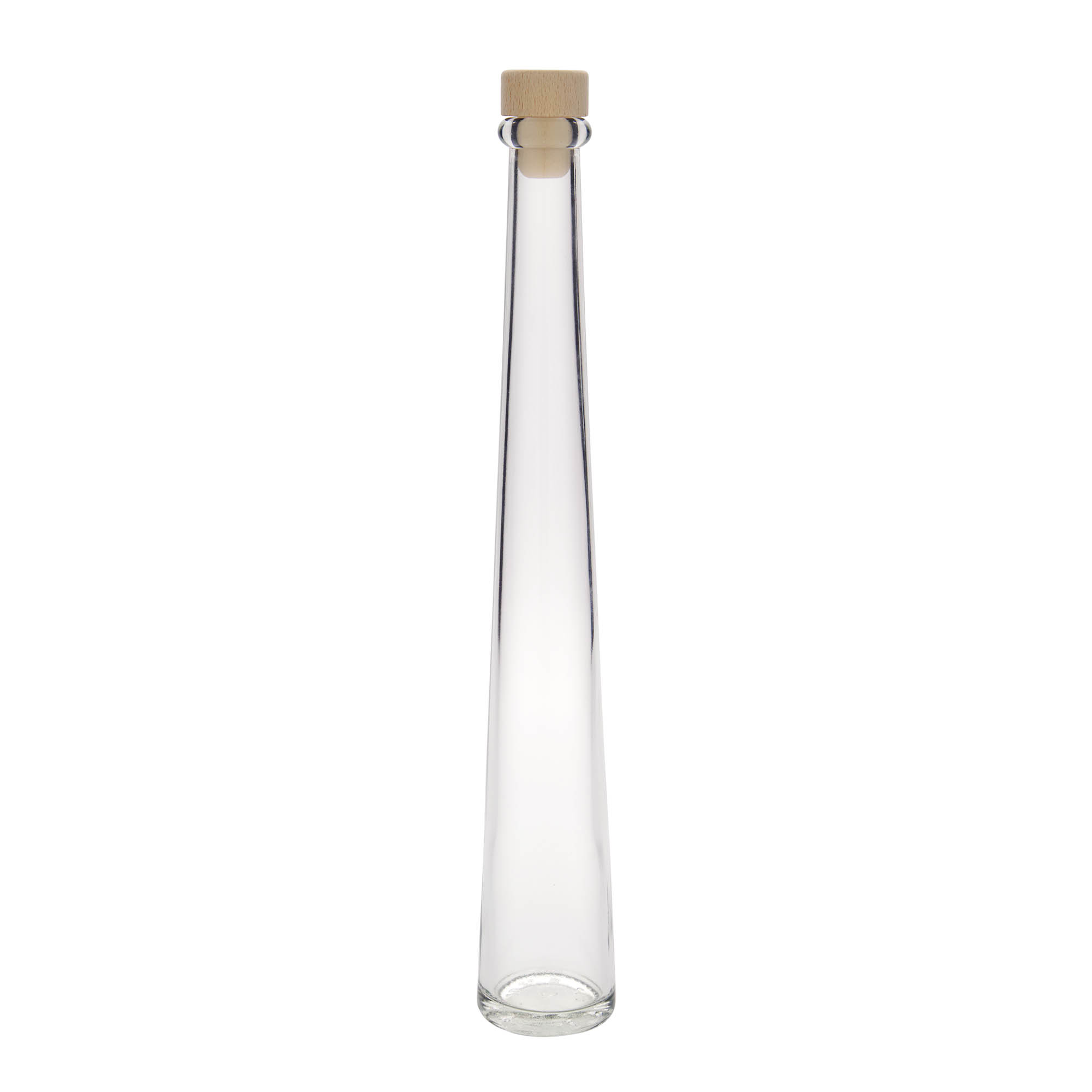200 ml klaaspudel 'Dama Rondo', suuava: kork