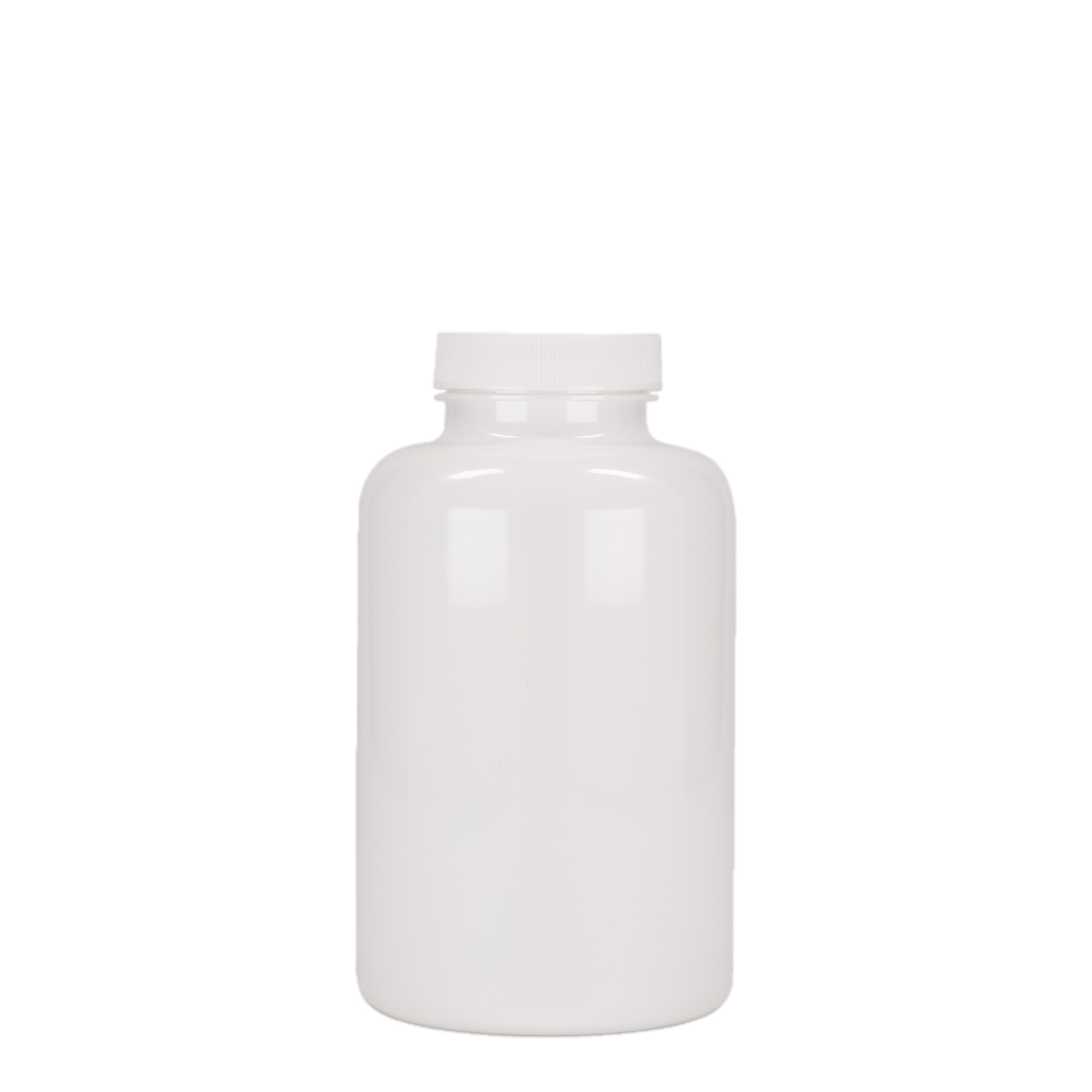 500 ml PET-pakend, plastik, valge, ava: 45/400