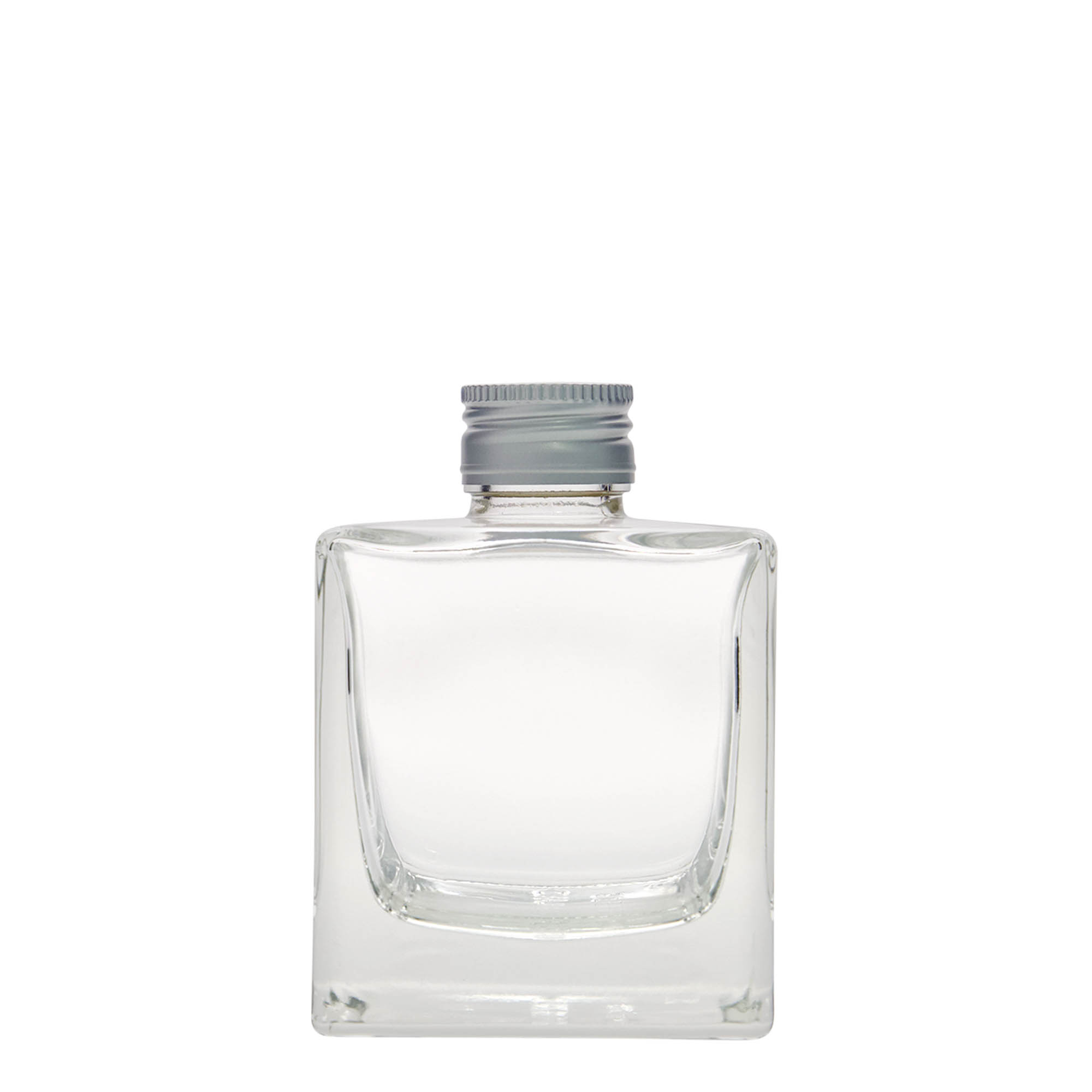 200 ml klaaspudel 'Cube', ruudukujuline, suuava: PP 28 200 ml klaaspudel 'Cube', ruudukujuline, suuava: PP 28
