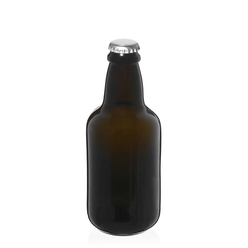 330 ml õllepudel 'Era', klaas, antiikroheline, sulgur: kroonkork