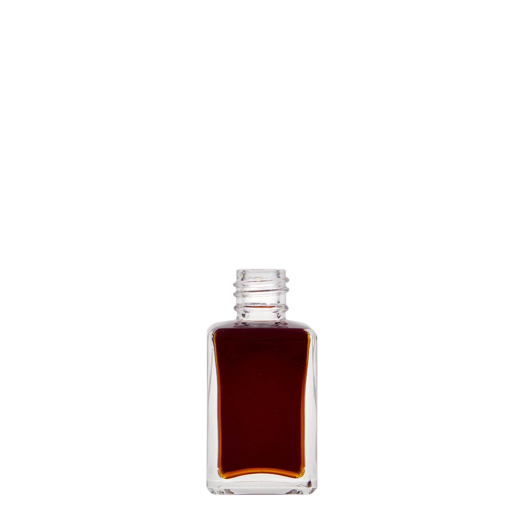 30 ml klaaspudel 'Tamme', ruudukujuline, avaus: PP 18