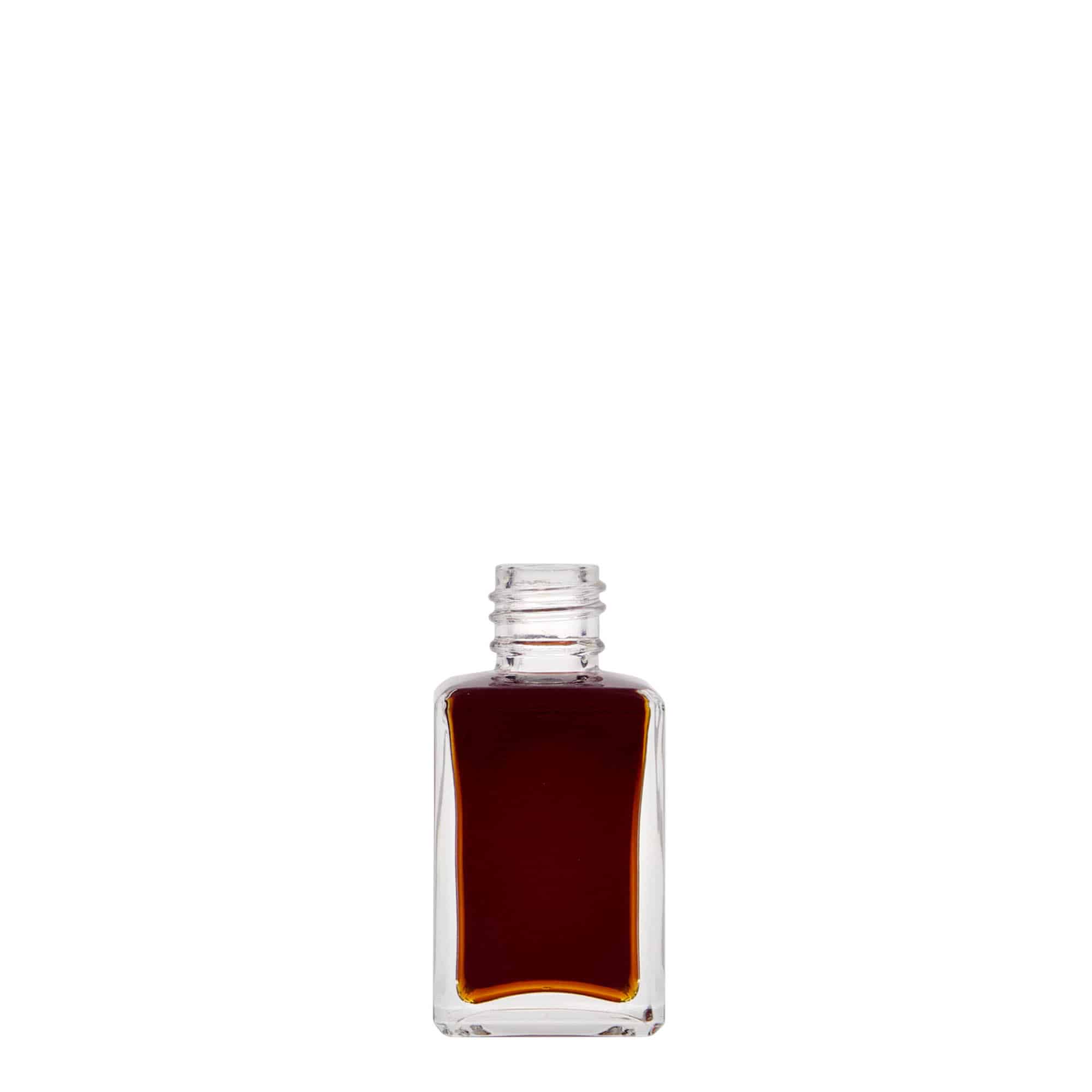 30 ml klaaspudel 'Tamme', ruudukujuline, avaus: PP 18