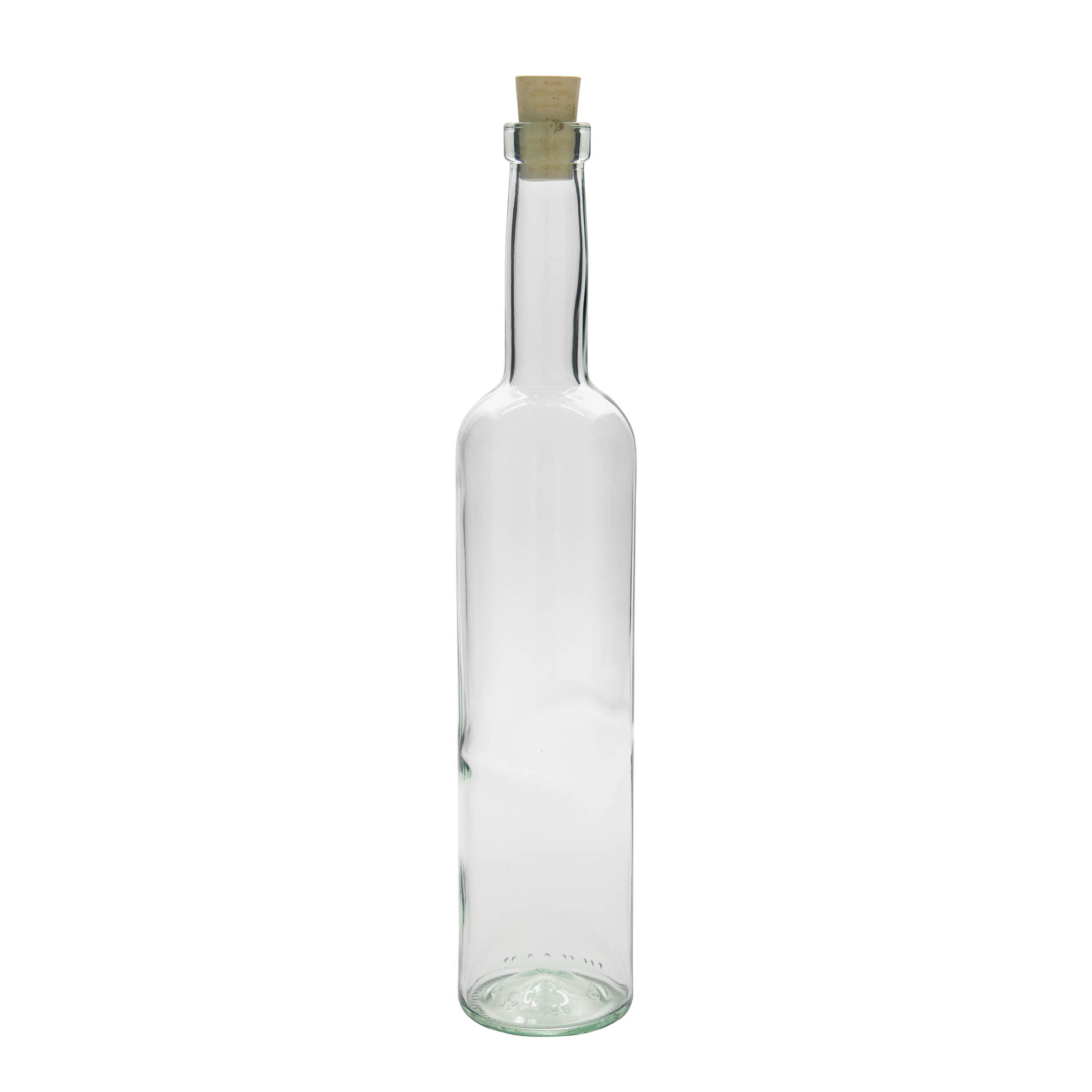 500 ml klaaspudel 'Bordeaux', suu: kork