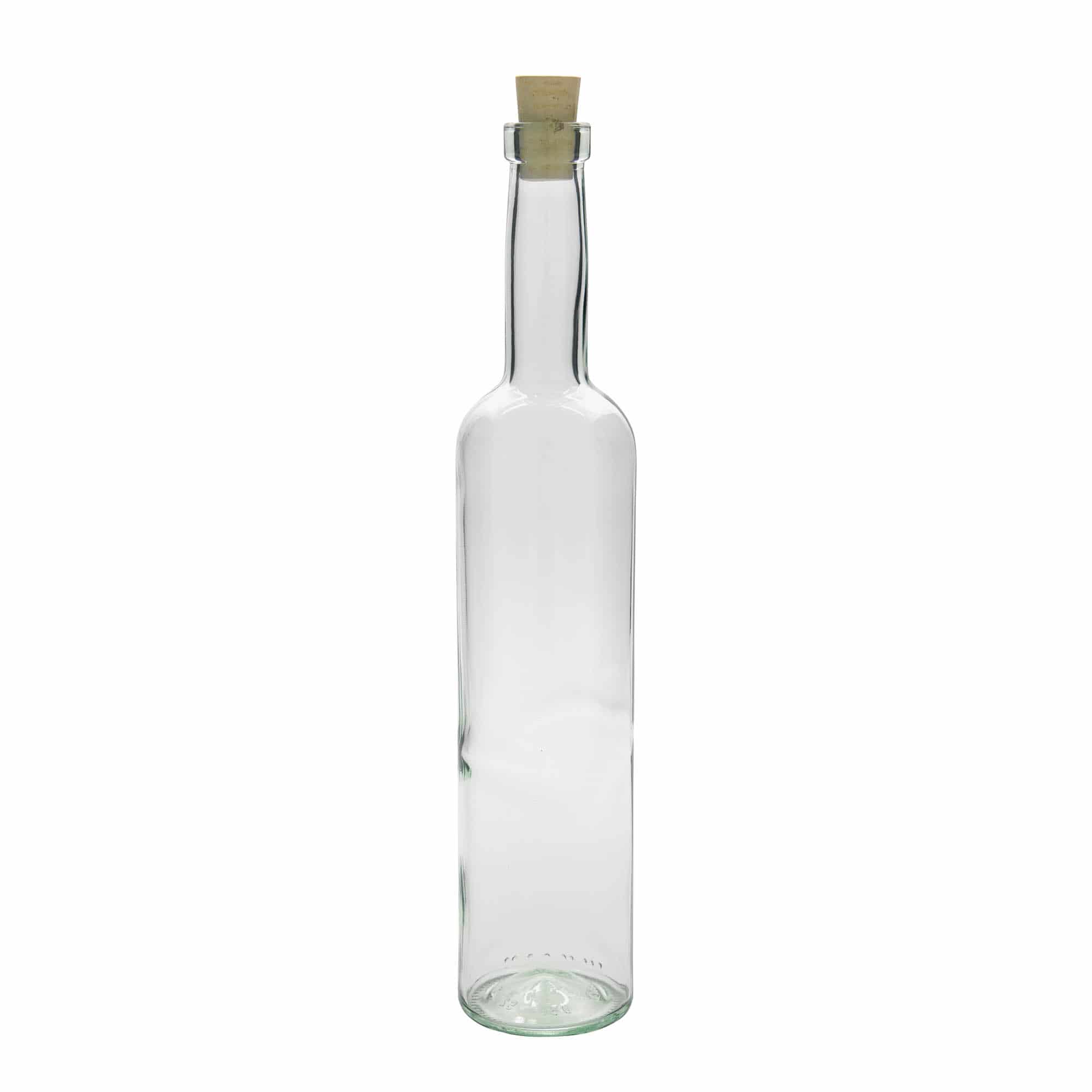 500 ml klaaspudel „Bordeaux“, avale: kork