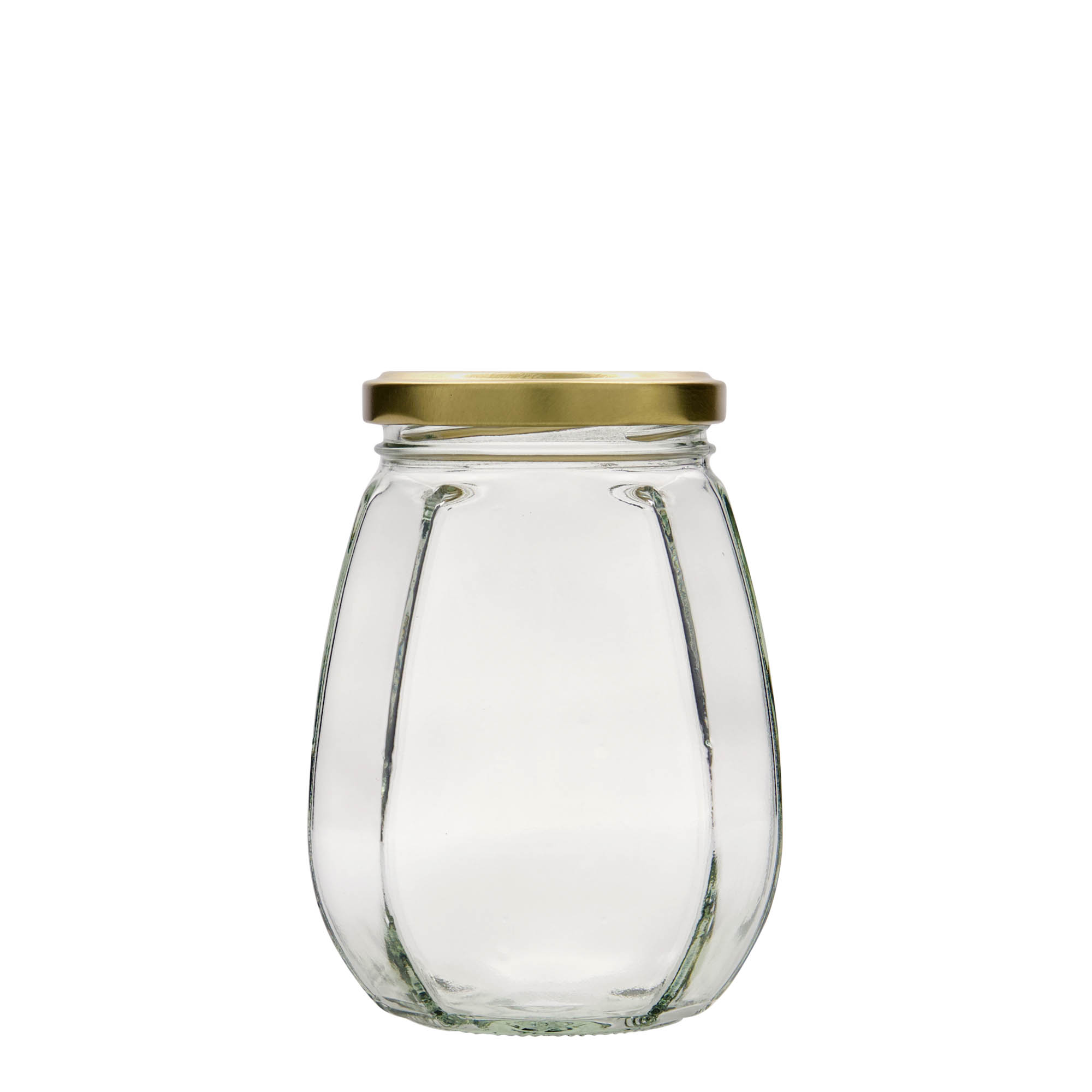 385 ml kaunistuspurk, kuusnurkne, ava: Twist-Off (TO 63)