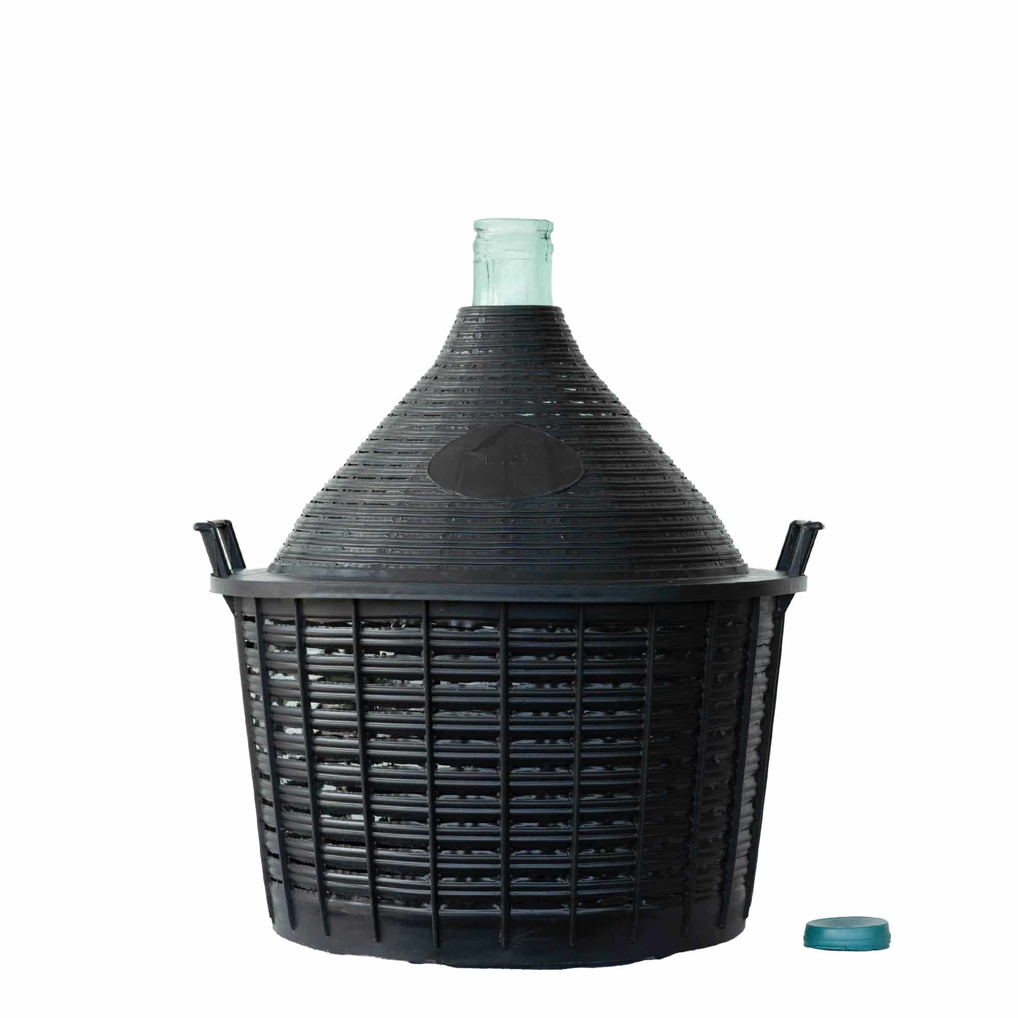25 l pallonpudel kitsas kaelaga, klaas, suuava: kaanega