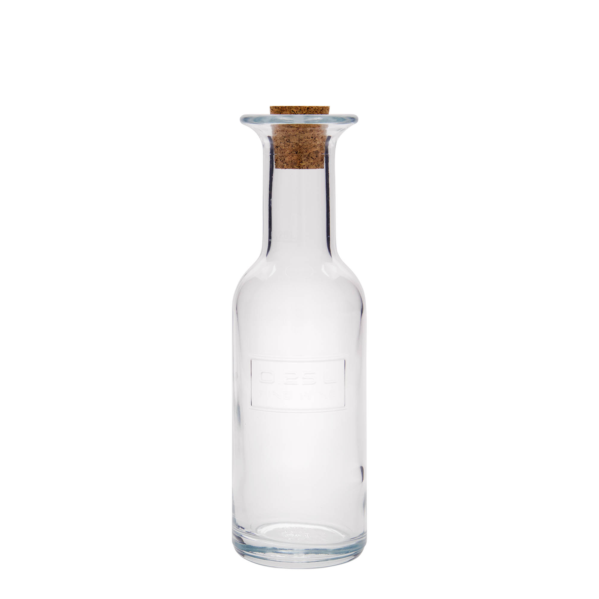 250 ml klaaspudel 'Optima Fine Wine', suuava: kork 250 ml klaaspudel 'Optima Fine Wine', suuava: kork