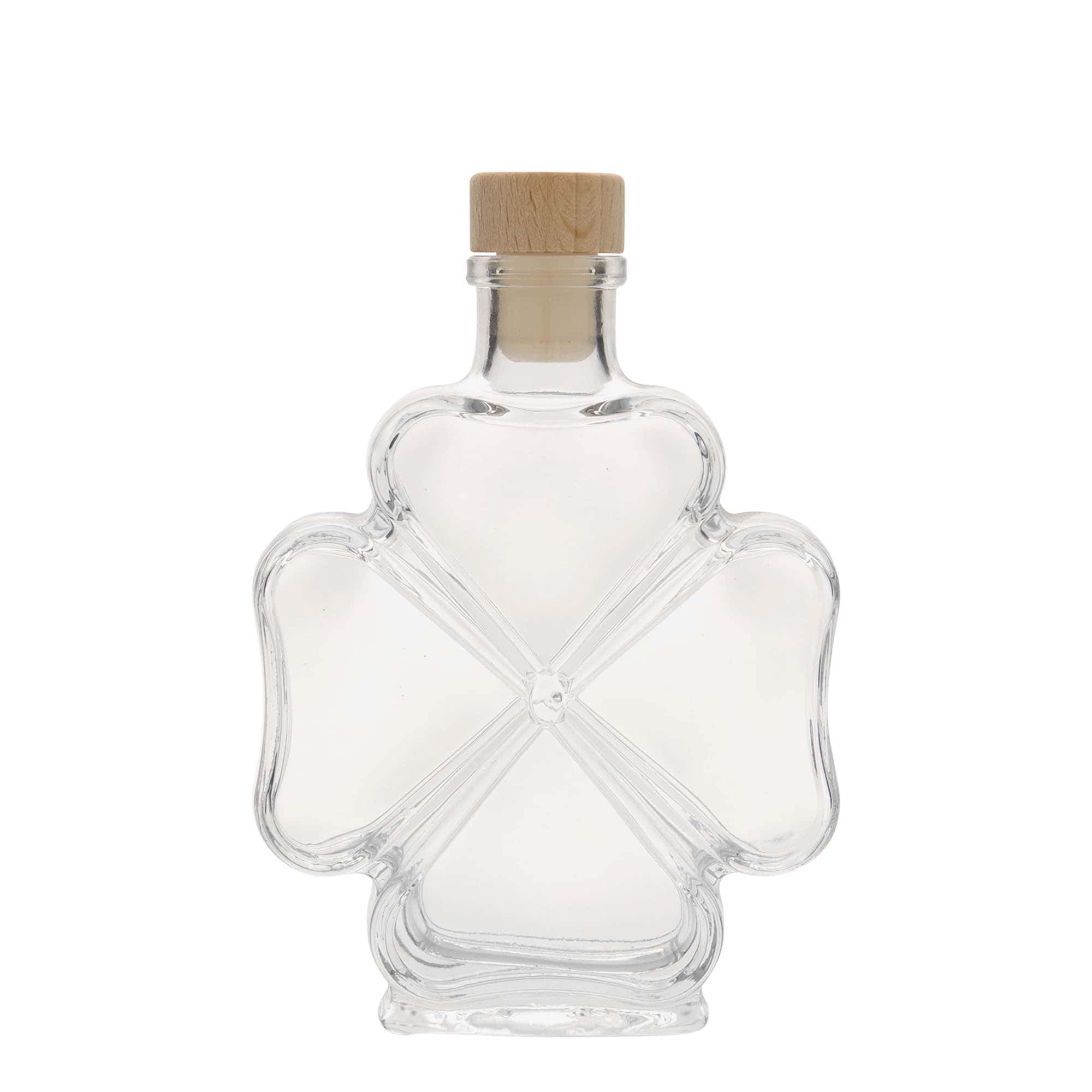 200 ml klaaspudel 'Ristikheina', ava: kork