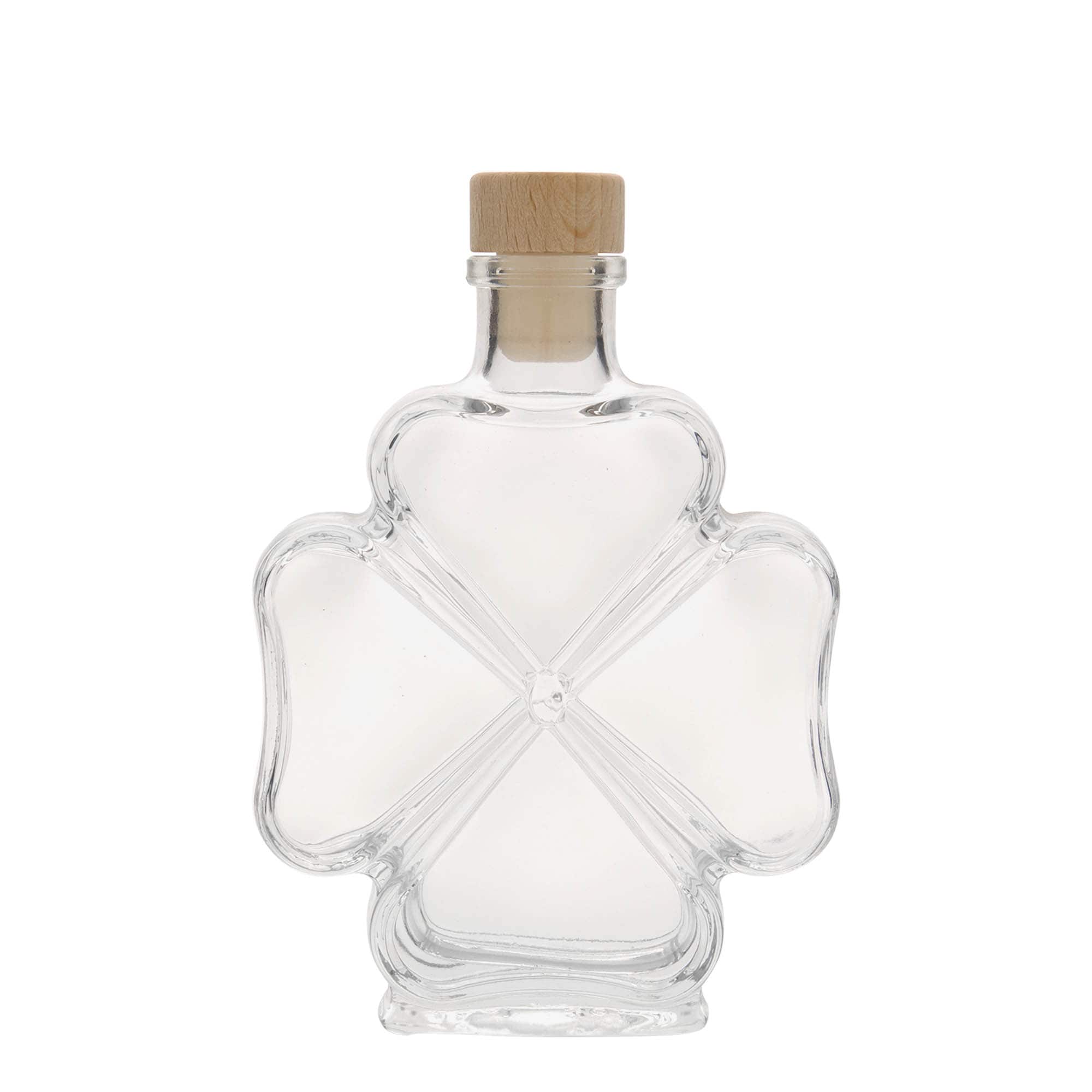200 ml klaaspudel 'Ristikheina', ava: kork