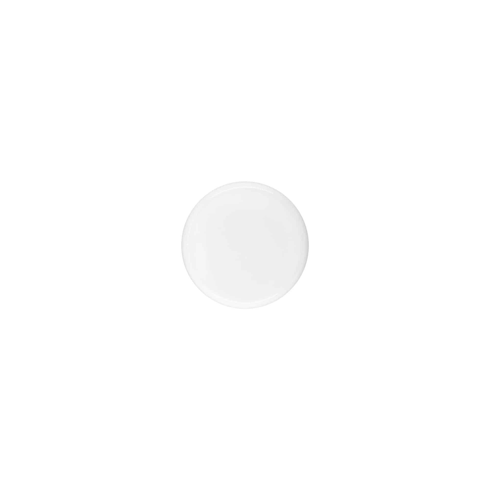 Keeratav kaas 5 ml 'Bianca' jaoks, PP-plast, valge