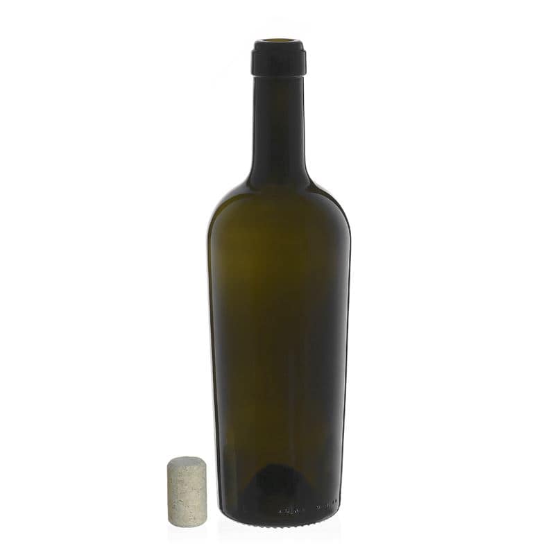 750 ml veinipudel 'Imperiale', antiikroheline, sulgur: kork