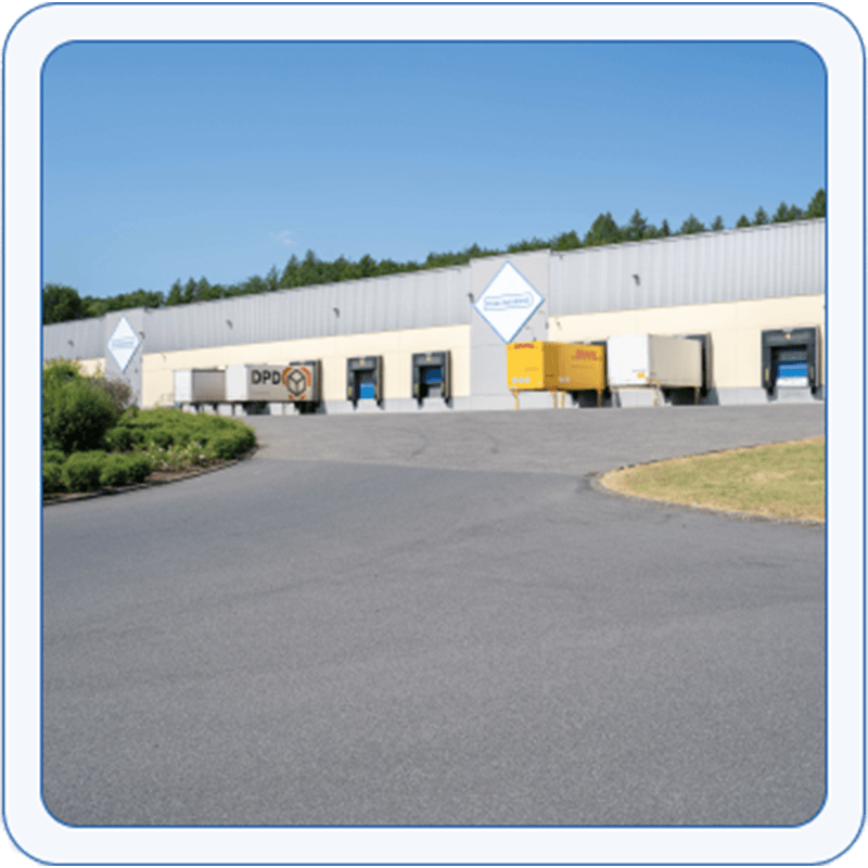 Ransbach-Baumbachi logistikakeskuse välisvaade