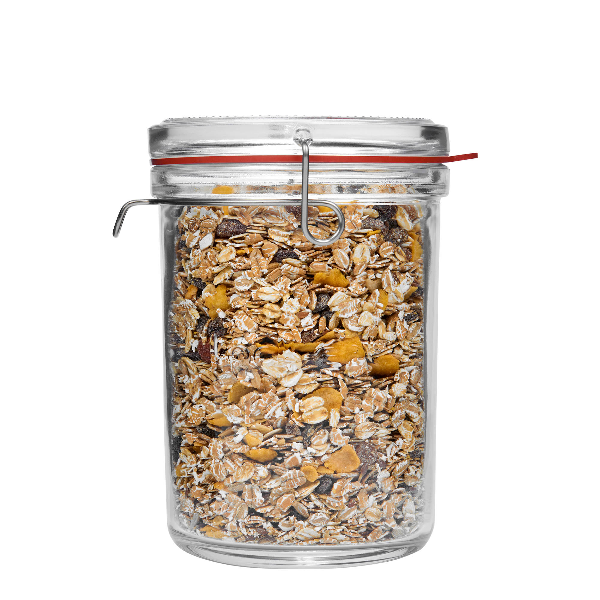 1.000 ml traadist sangaga klaaspurk 'Lock-Eat', ava: traadist sangalukk