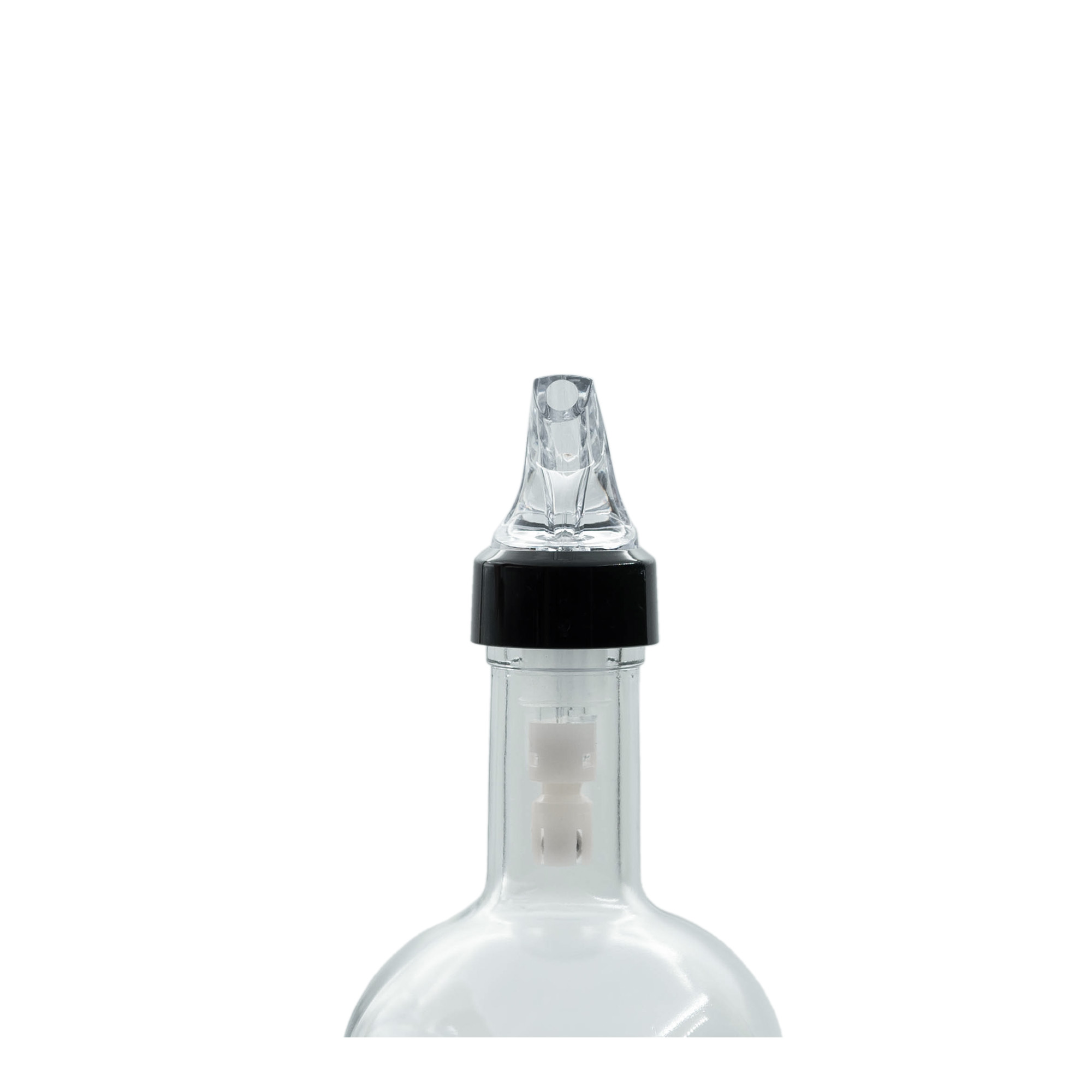 Dooserdusotsik 'Auto Pour' 5 cl, PE-plast, läbipaistev