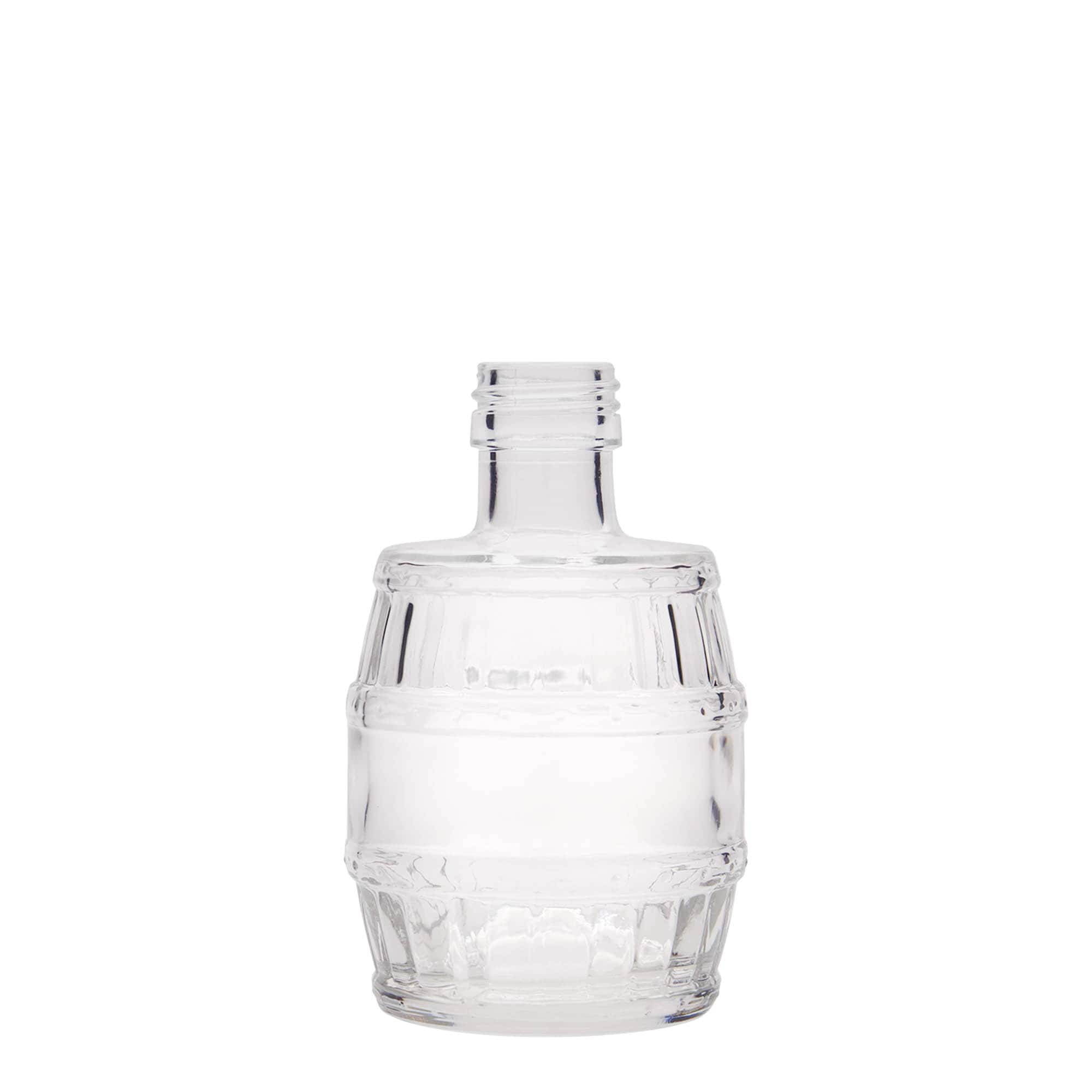 200 ml klaaspudel 'Vaat', avaus: PP 28