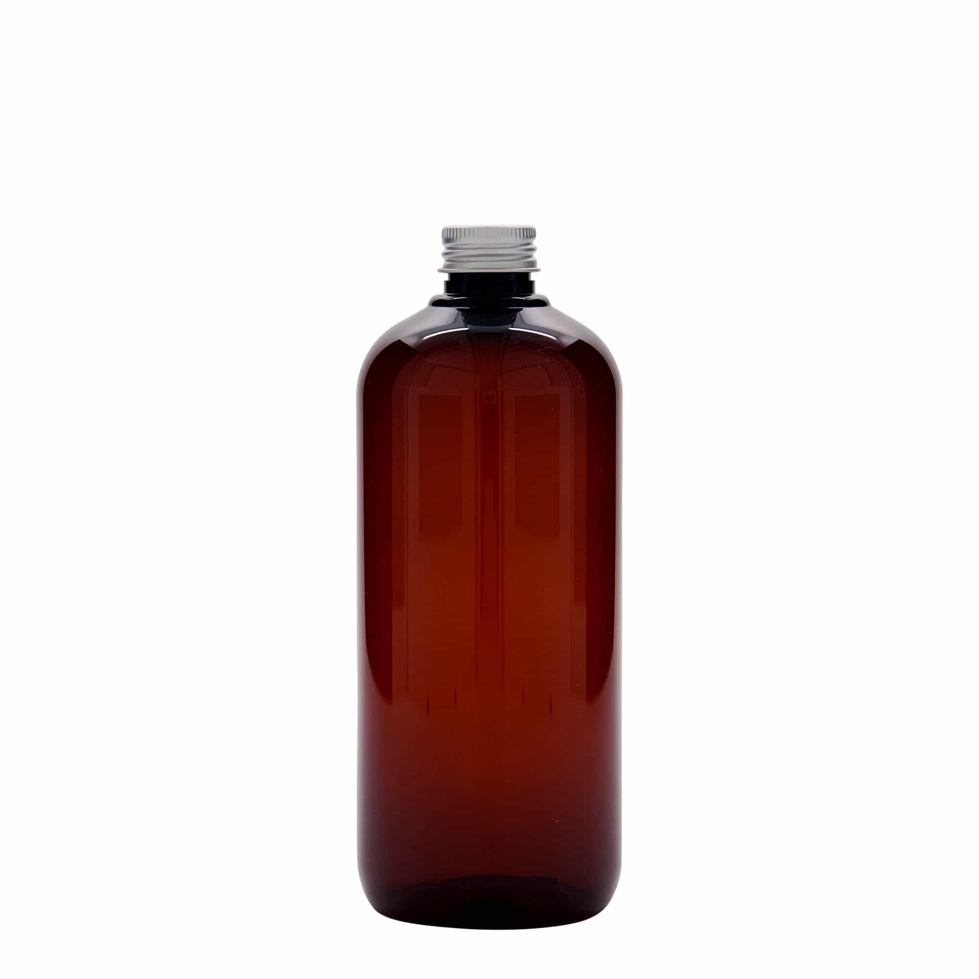 500 ml ringlussevõetud plastist pudel 'Victor's Best', PCR, pruun, sulgur: GPI 24/410