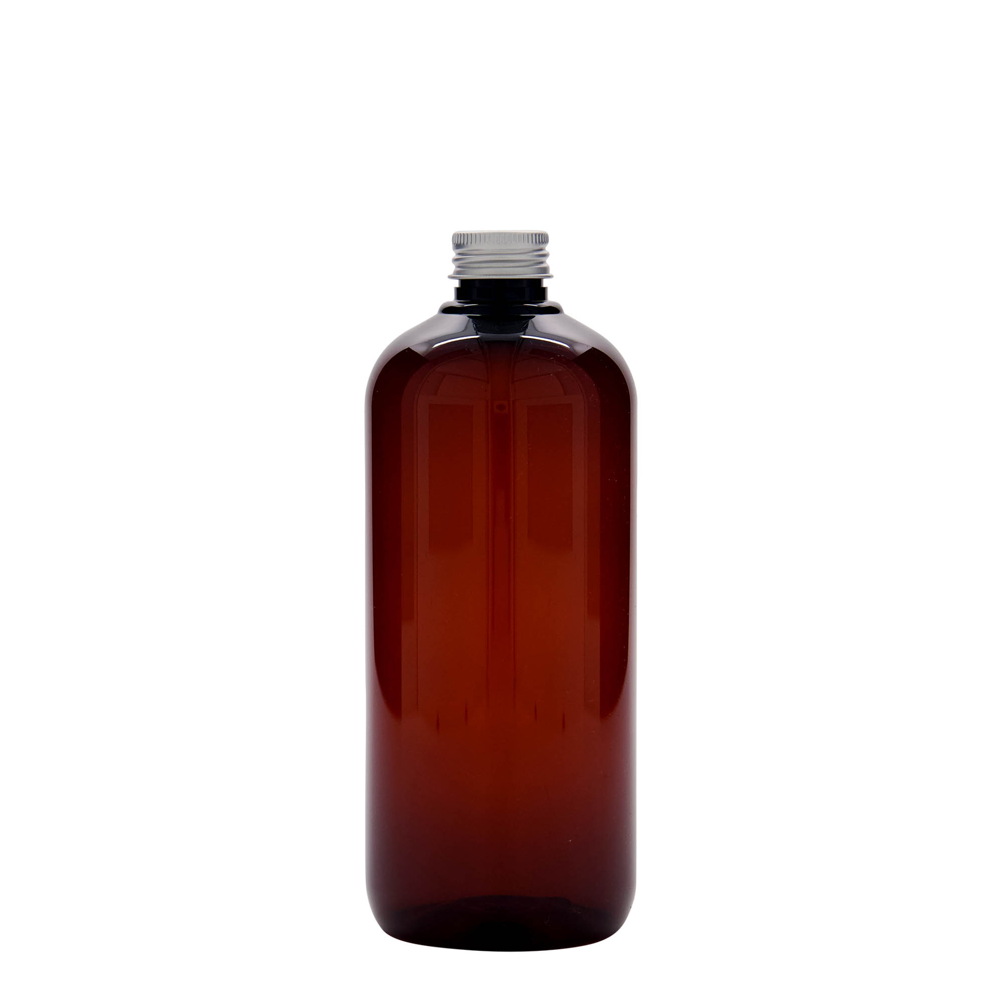 500 ml taaskasutusplastist pudel 'Victor's Best', PCR, pruun, suuava: 24/410