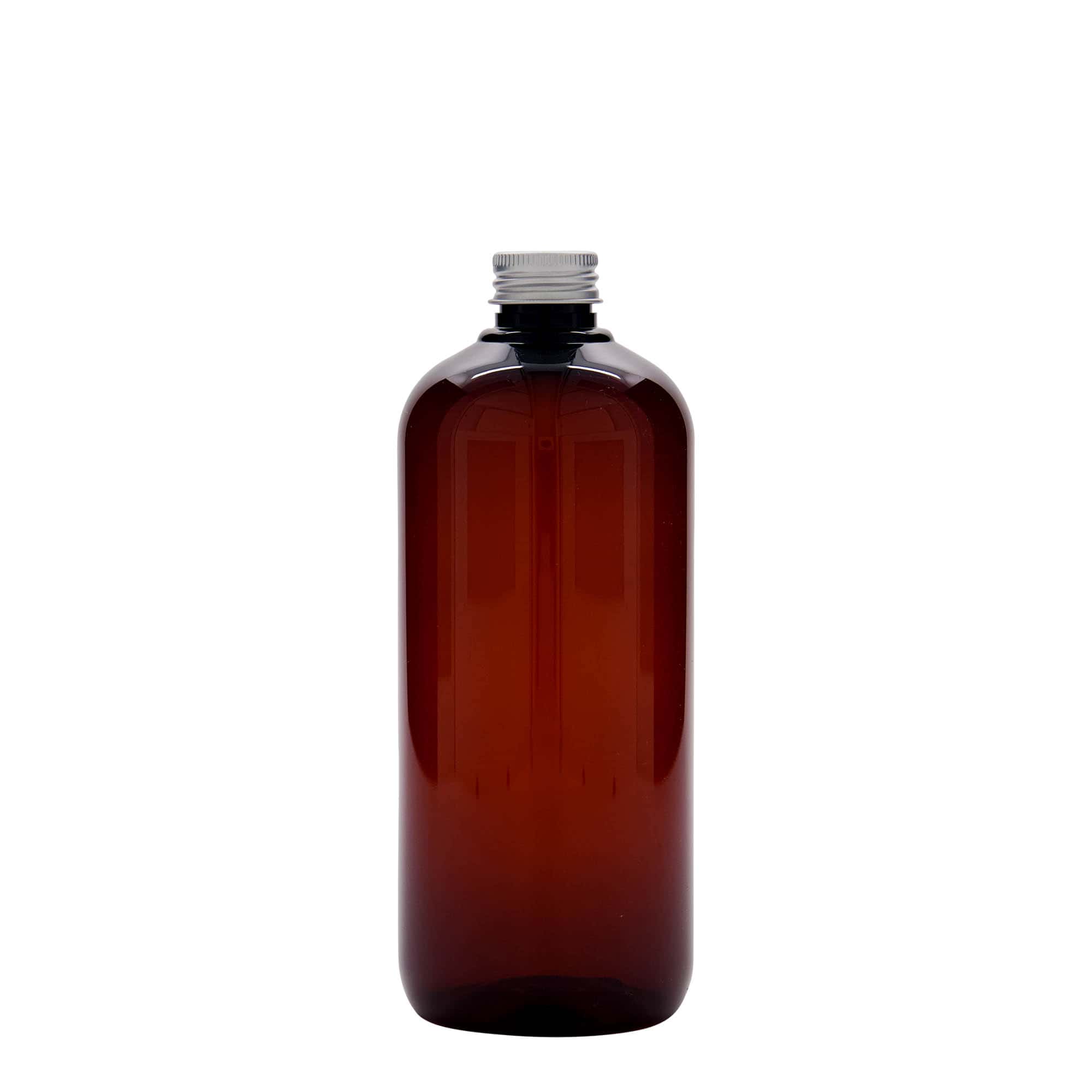 500 ml taaskasutusplastist pudel 'Victor's Best', PCR, pruun, suuava: 24/410