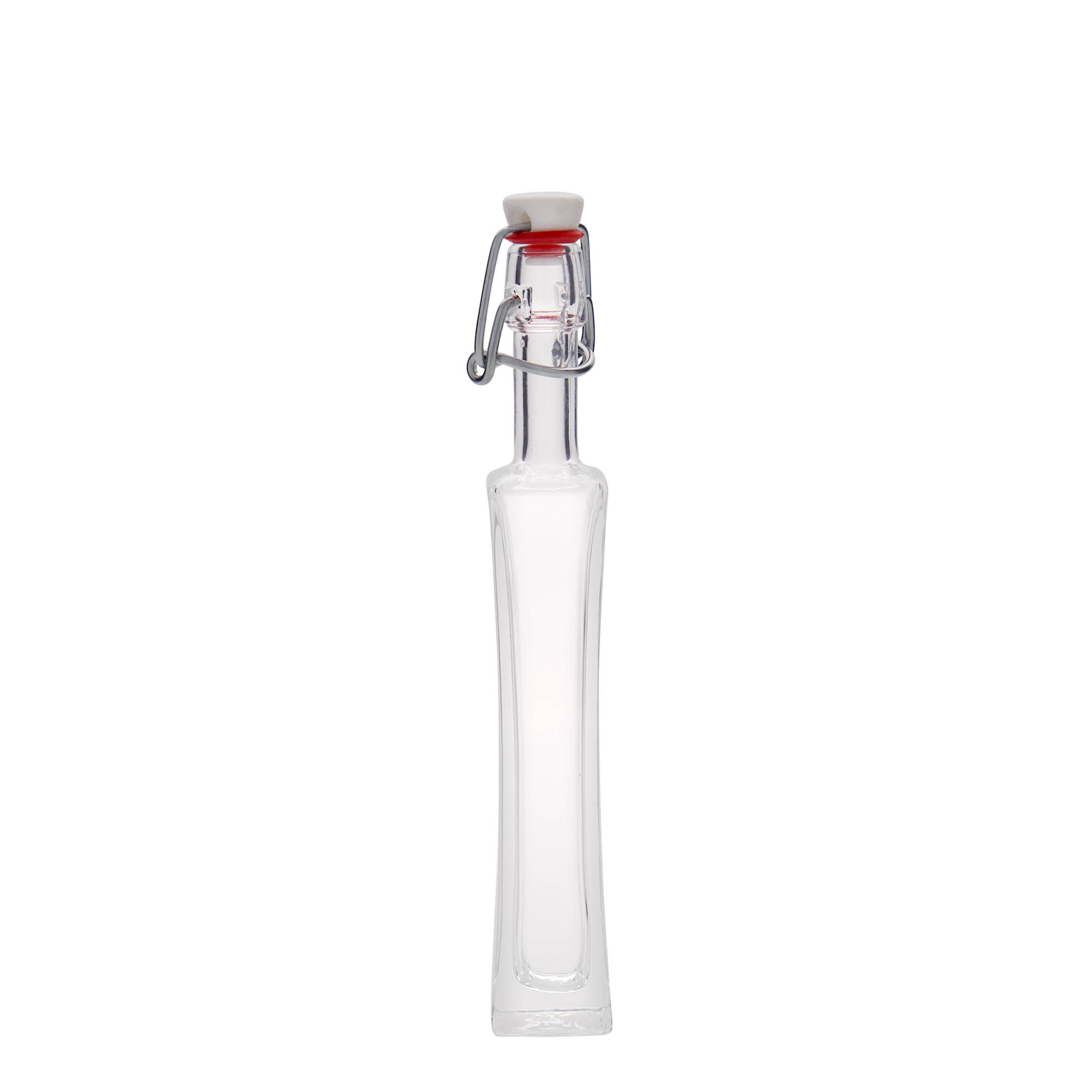 40 ml klaaspudel 'Koko', ruudukujuline, avaus: klambrikork