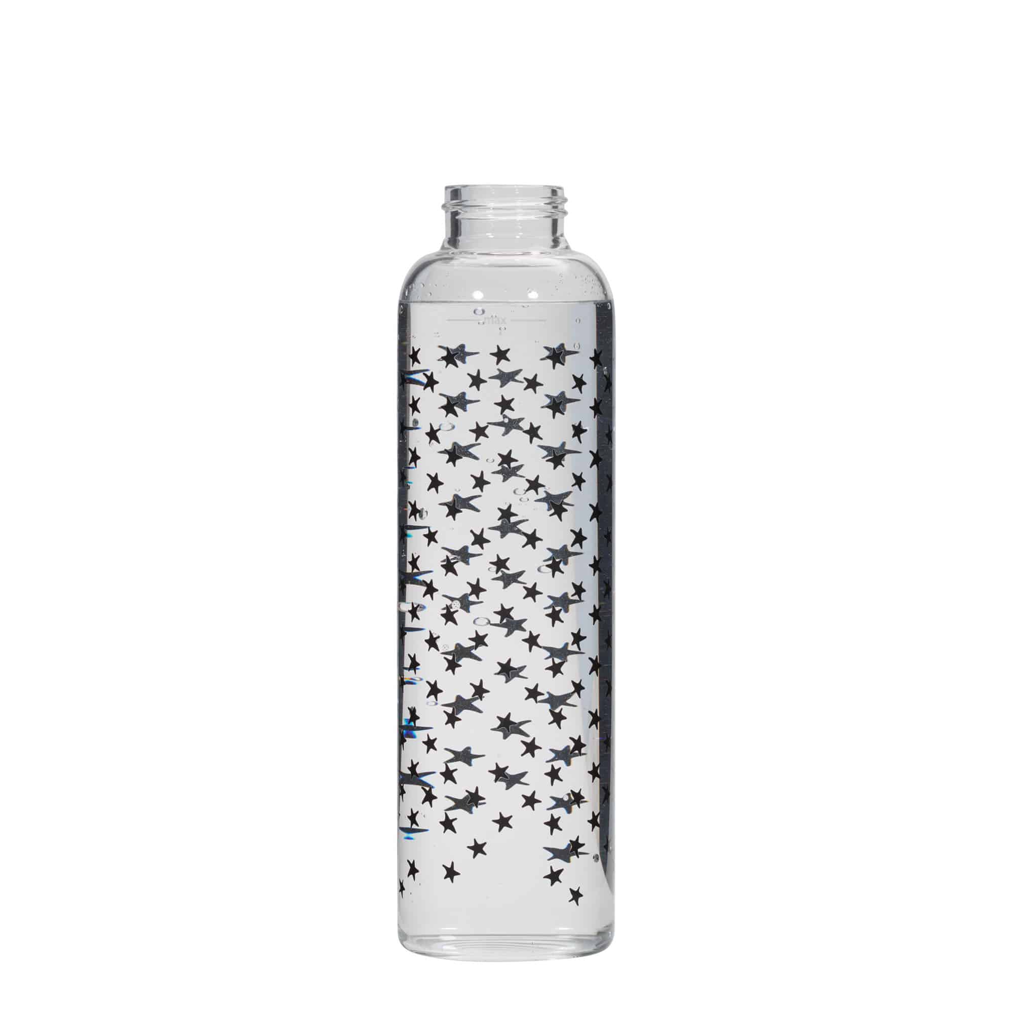 500 ml joogipudel 'Perseus - Mustad Tähed', suuava: keeratava korgiga