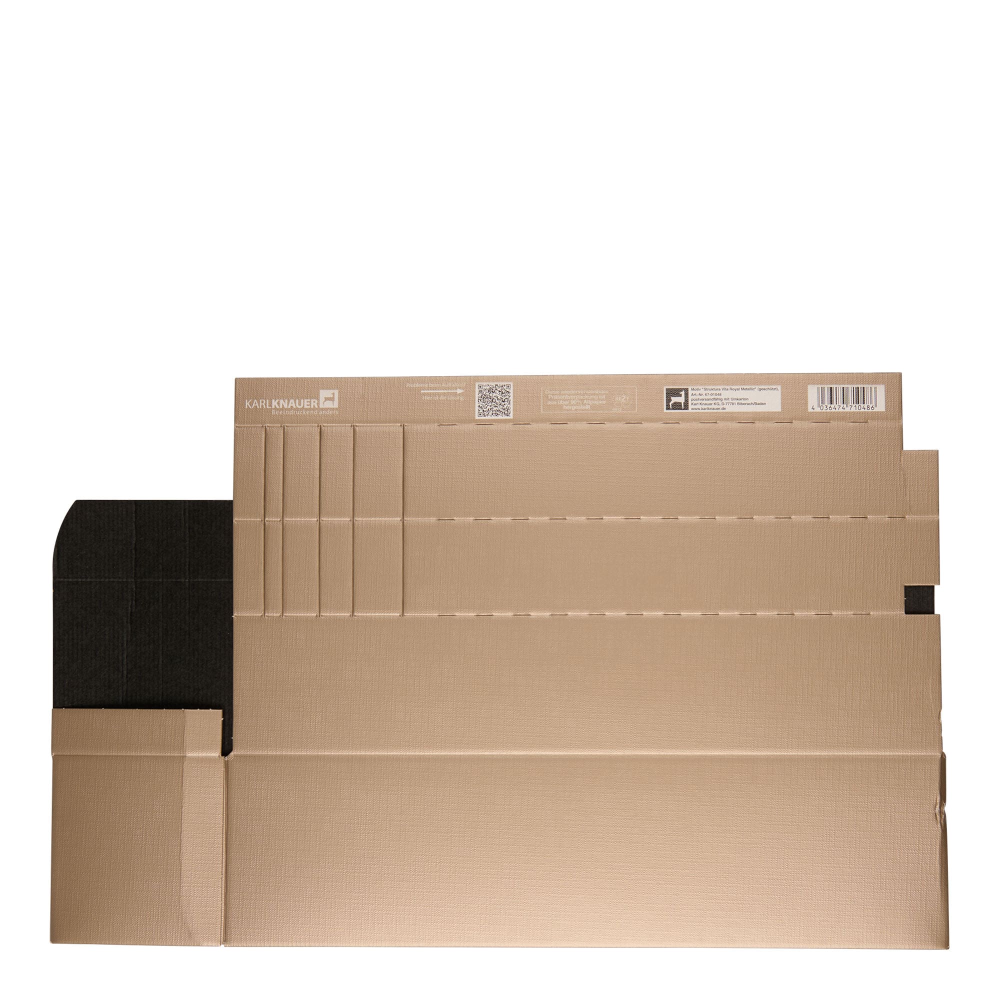 Kingitusekarp 'Metallic', ristkülikukujuline, papp, šampanja Kingitusekarp 'Metallic', ristkülikukujuline, papp, šampanja