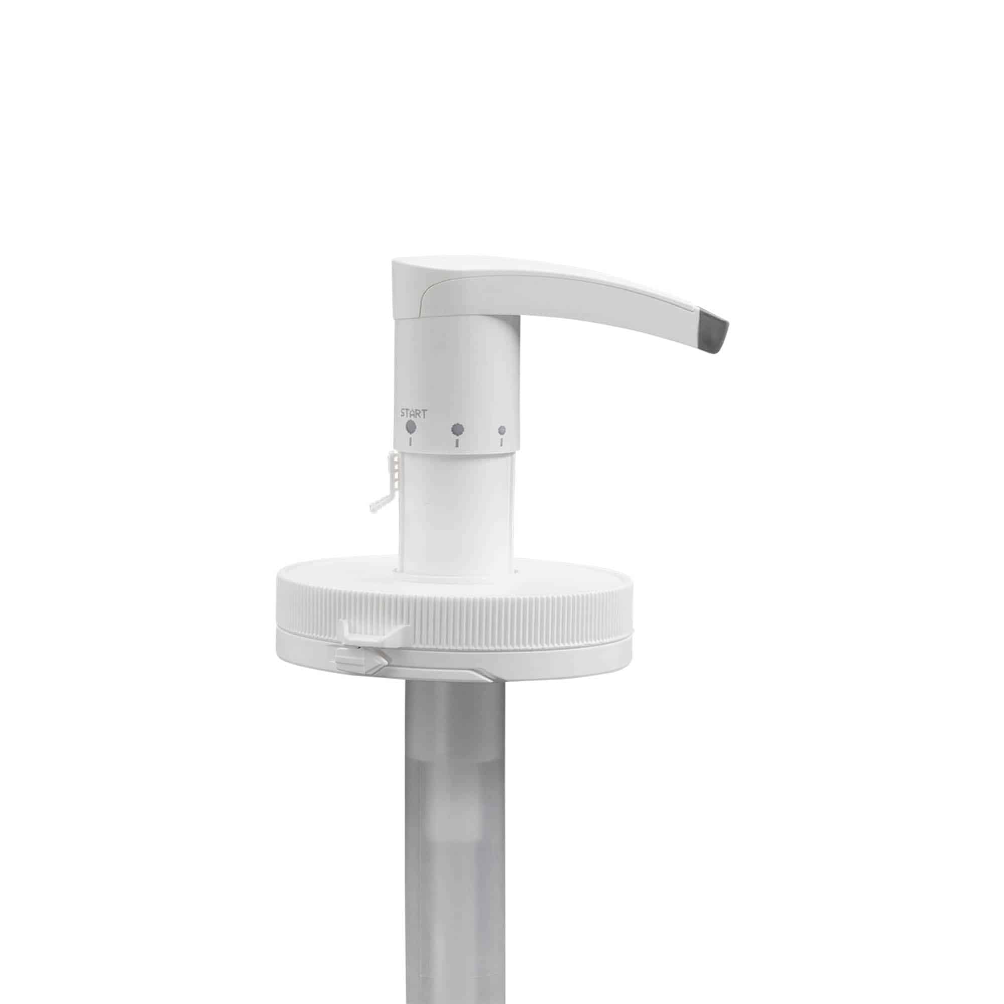 Doseerimispump 655 ml 'Securibox' jaoks, PE-plast, valge, korgi jaoks: kruvikork