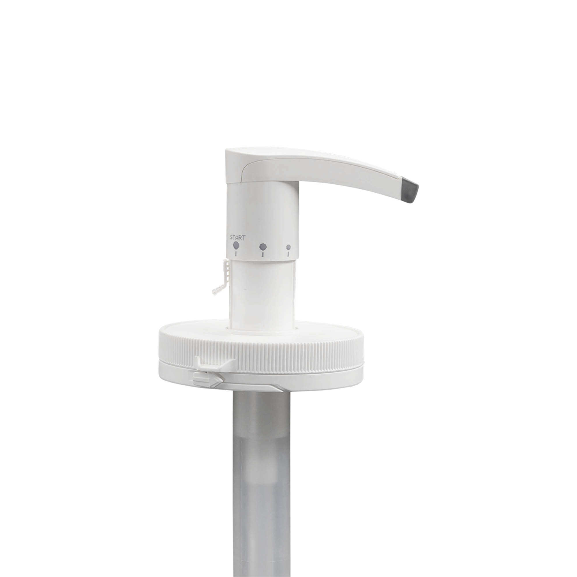 Doseerimispump 655 ml 'Securibox' jaoks, PE-plast, valge, korgi jaoks: kruvikork