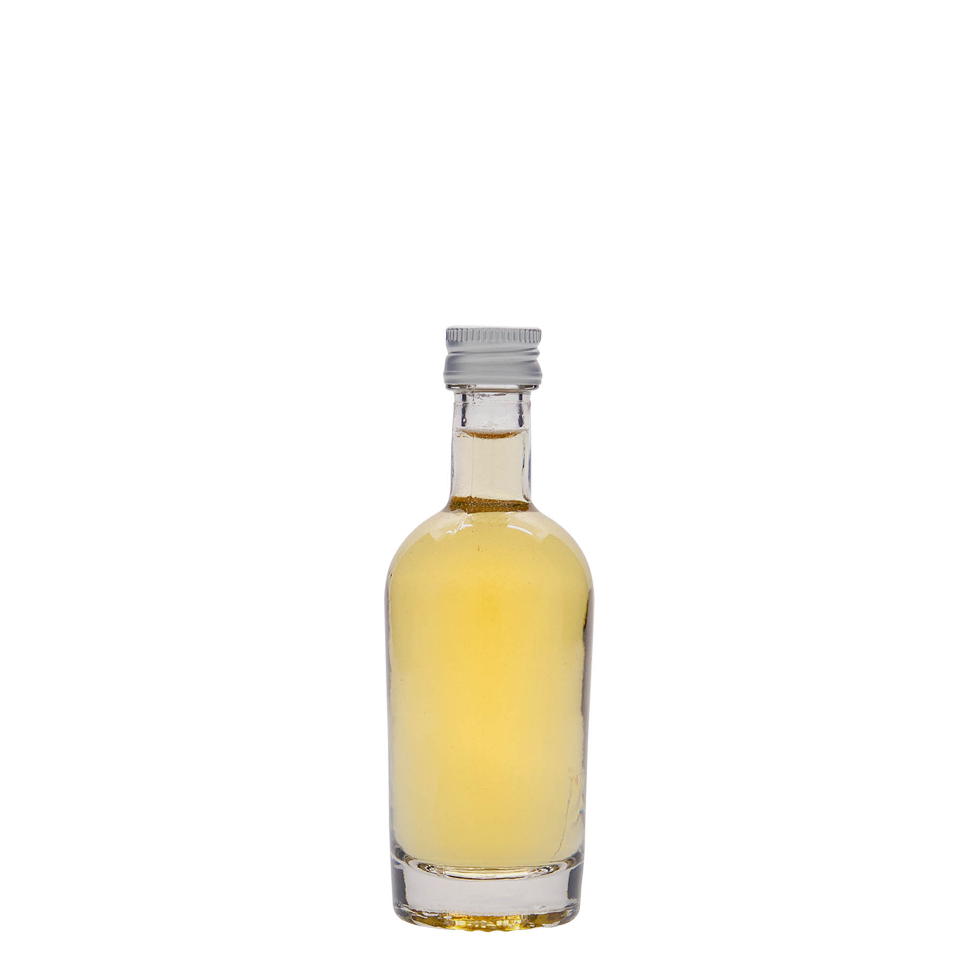50 ml klaaspudel 'Pepe', suu: PP 18 50 ml klaaspudel 'Pepe', suu: PP 18