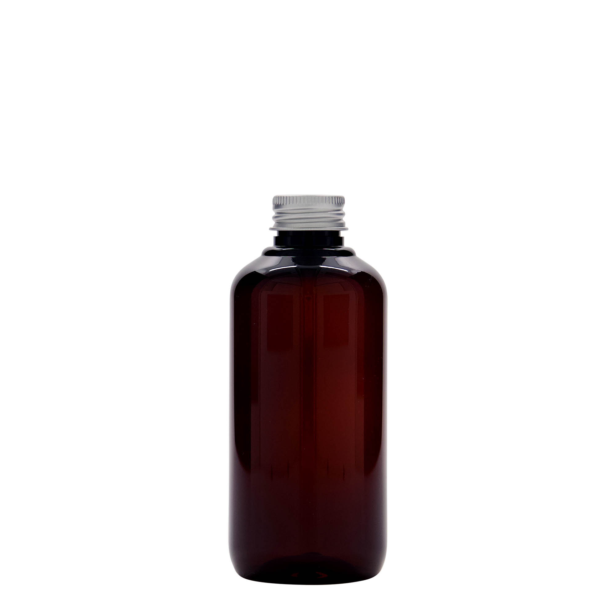 200 ml taaskasutatud plastpudel 'Victor's Best', PCR, pruun, suu: 24/410