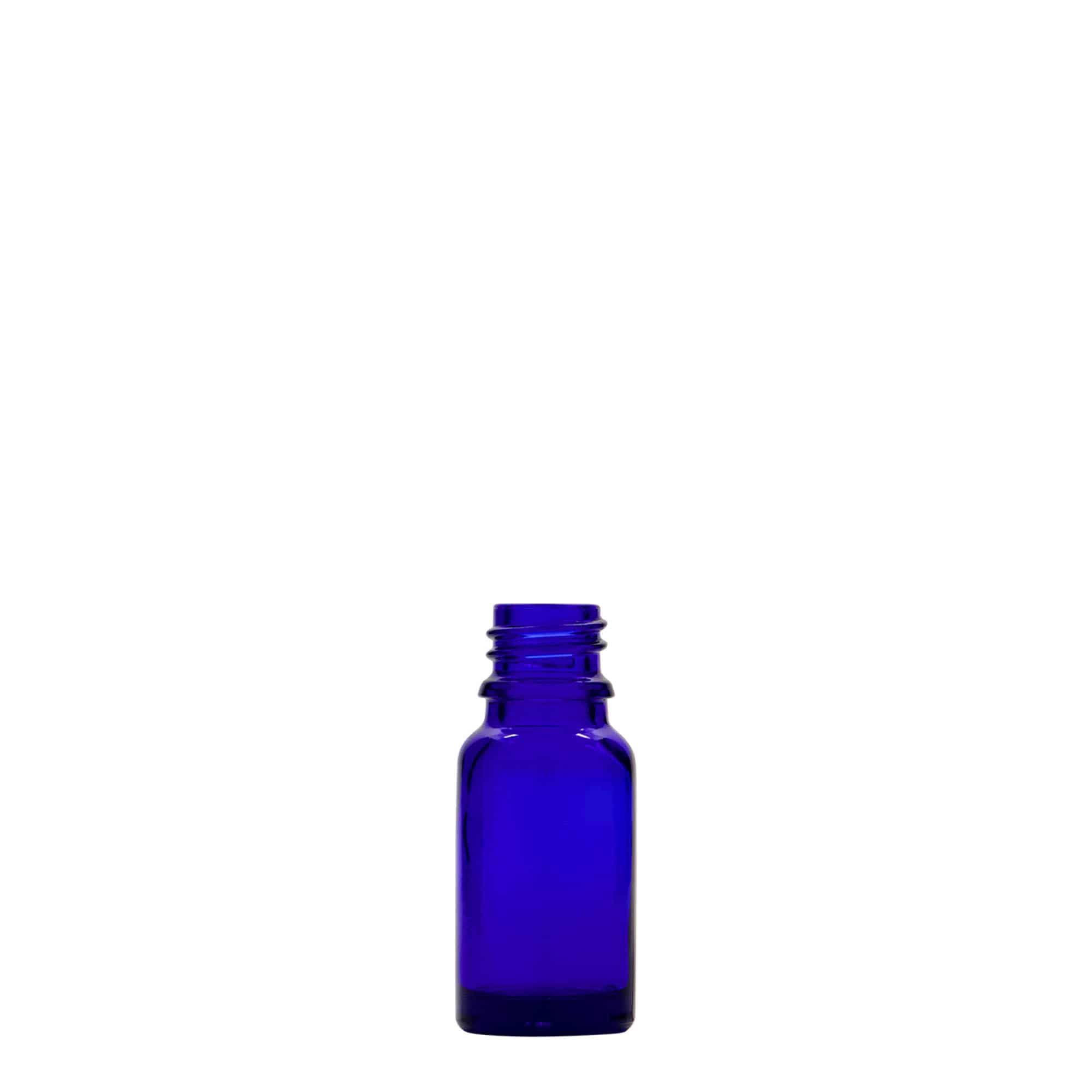 10 ml rohupudel, klaas, sügavsinine, sulgur: DIN 18