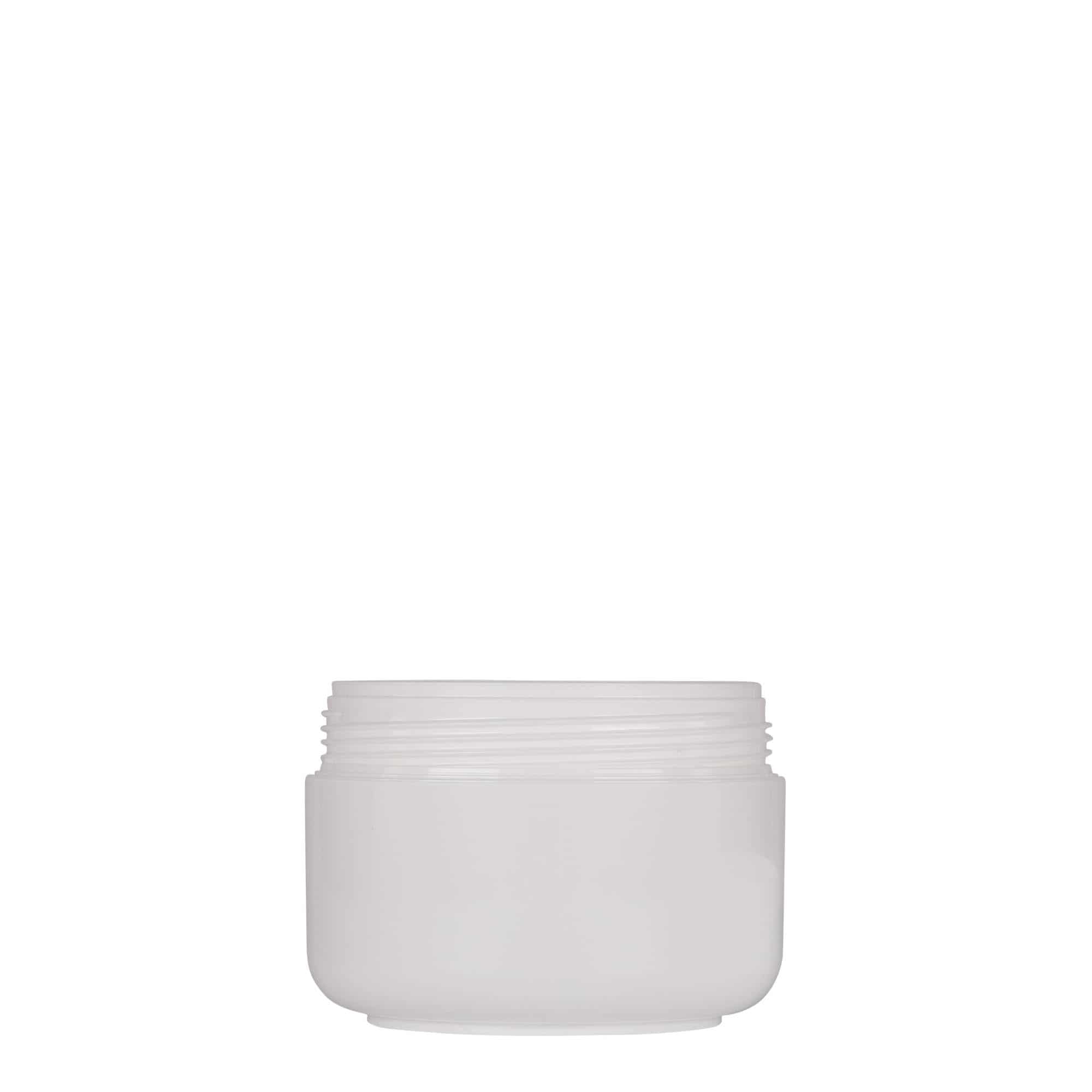 150 ml plasttoos 'Bianca', PP, valge, sulgur: keeratav kaas