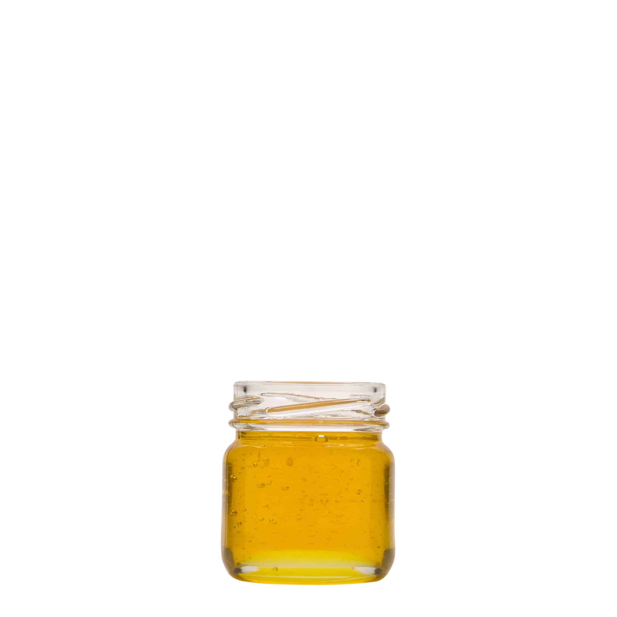 40 ml ümmargune purk, sulgur: twist-off (TO 43)