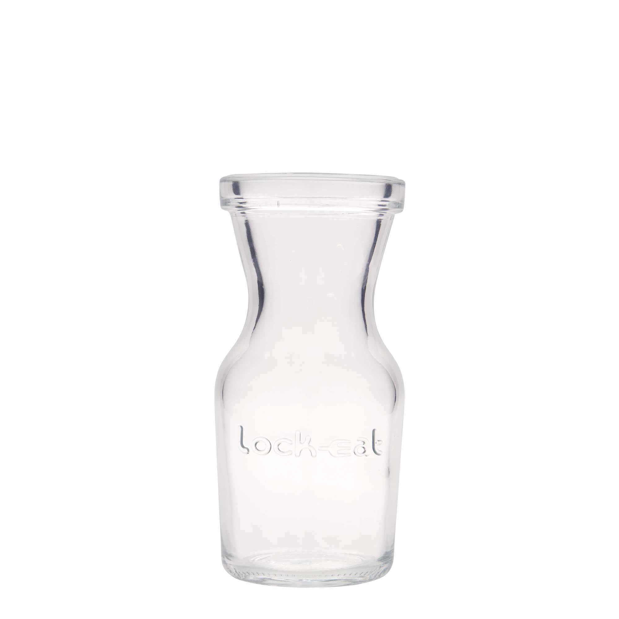 250 ml klaaskaraaf 'Lock-Eat', ava: traatsulgur