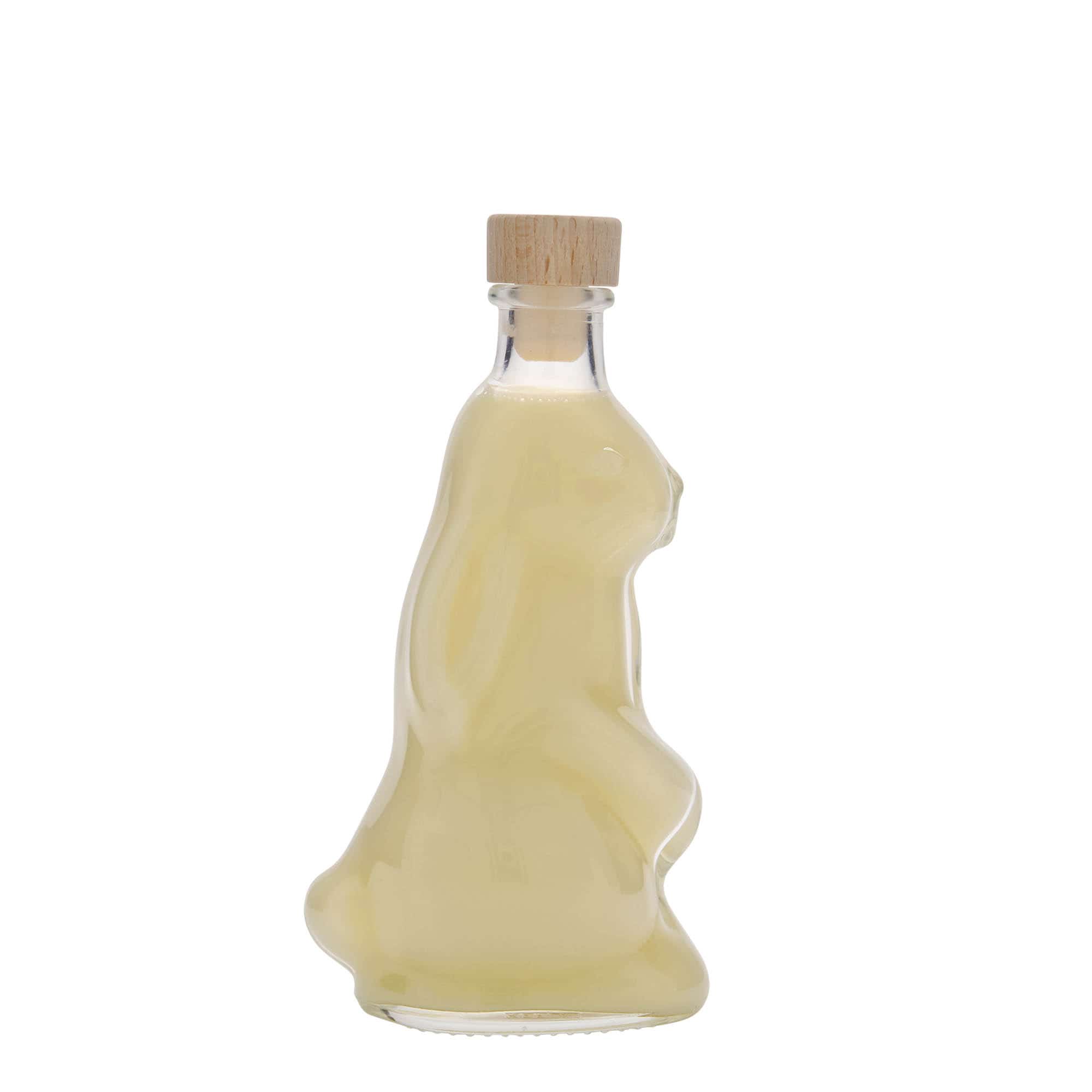 200 ml klaaspudel 'Jänes', sulgur: kork