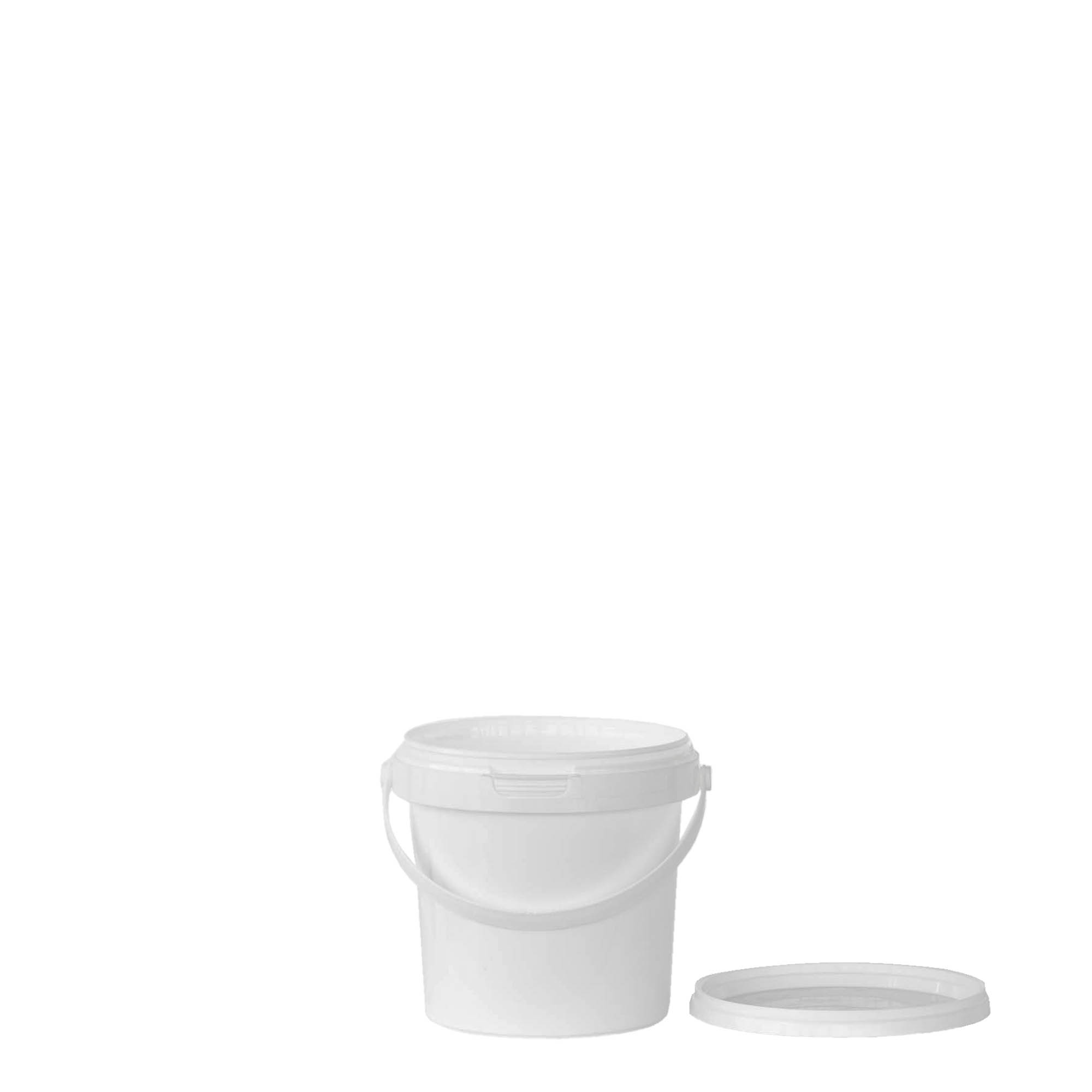 0,6 l ämber, PP-plast, valge 0,6 l ämber, PP-plast, valge