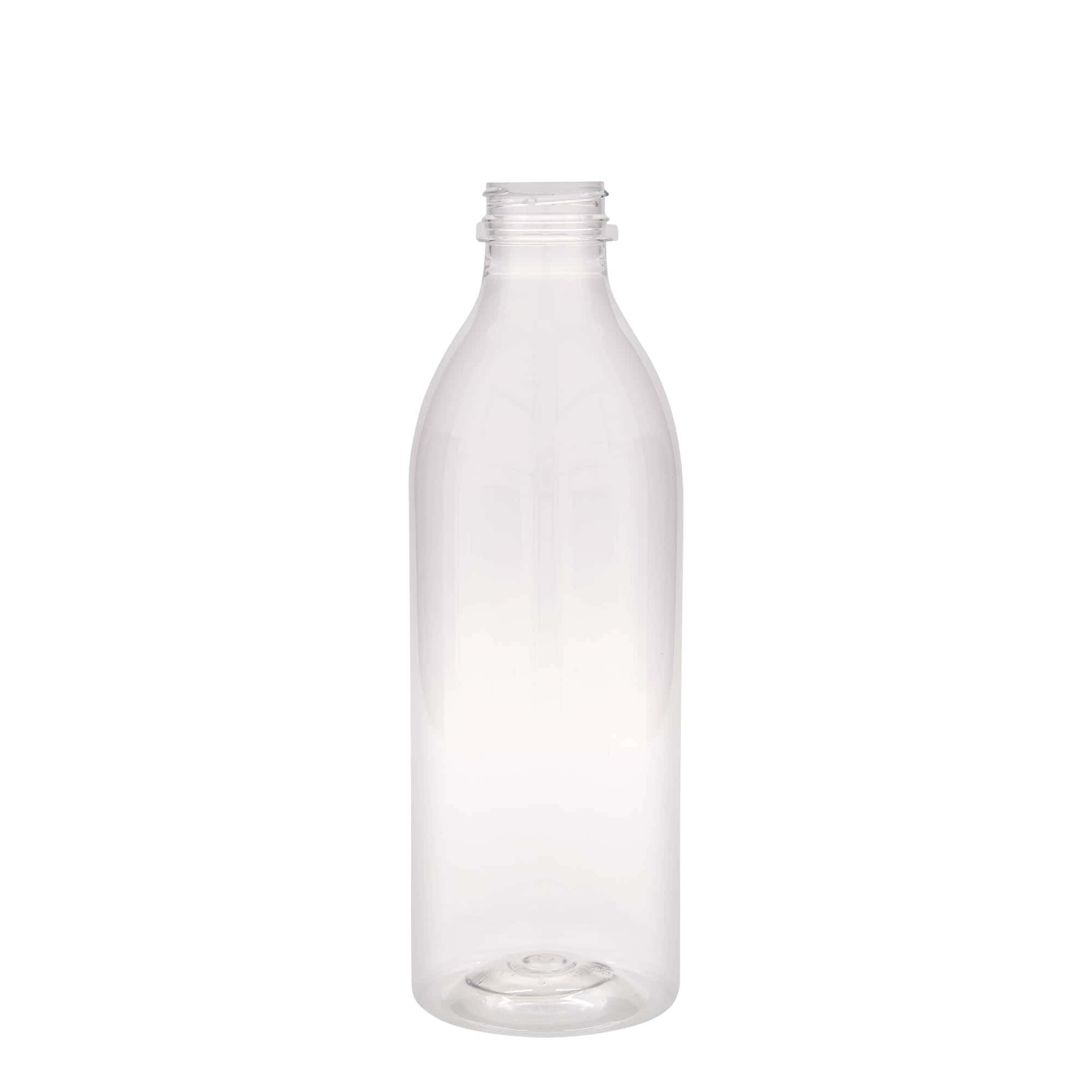 1.000 ml PET-pudel standard, plastik, kael: 38 mm