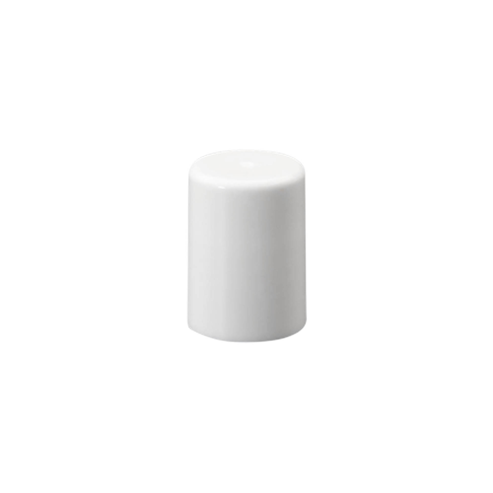 Korgid 10 ml rullpudeli jaoks, PP-plast, valge, sobib avale: keeratava korgiga sulgur