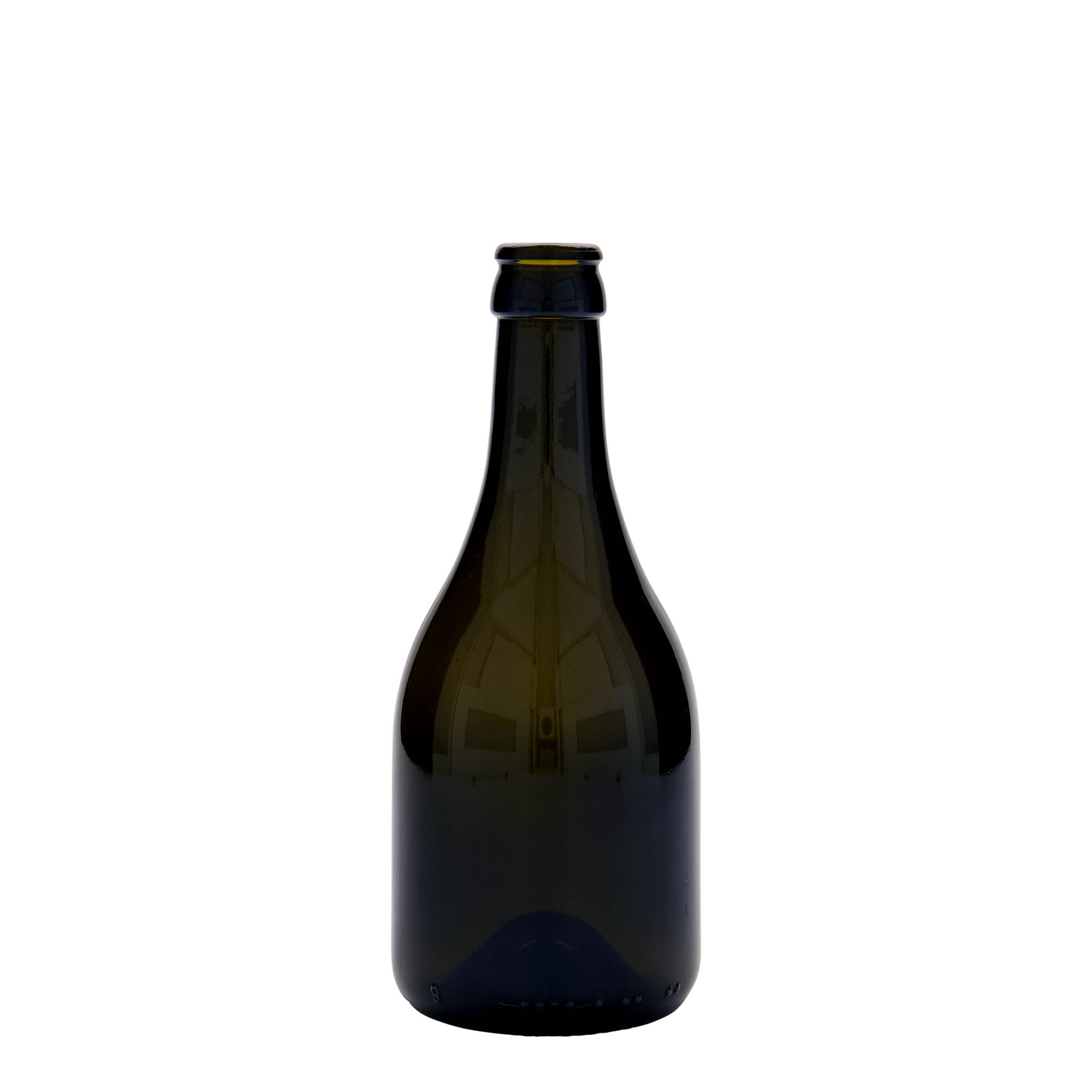330 ml õllepudel 'Horta', klaas, antiikroheline, suuava: kroonkaan