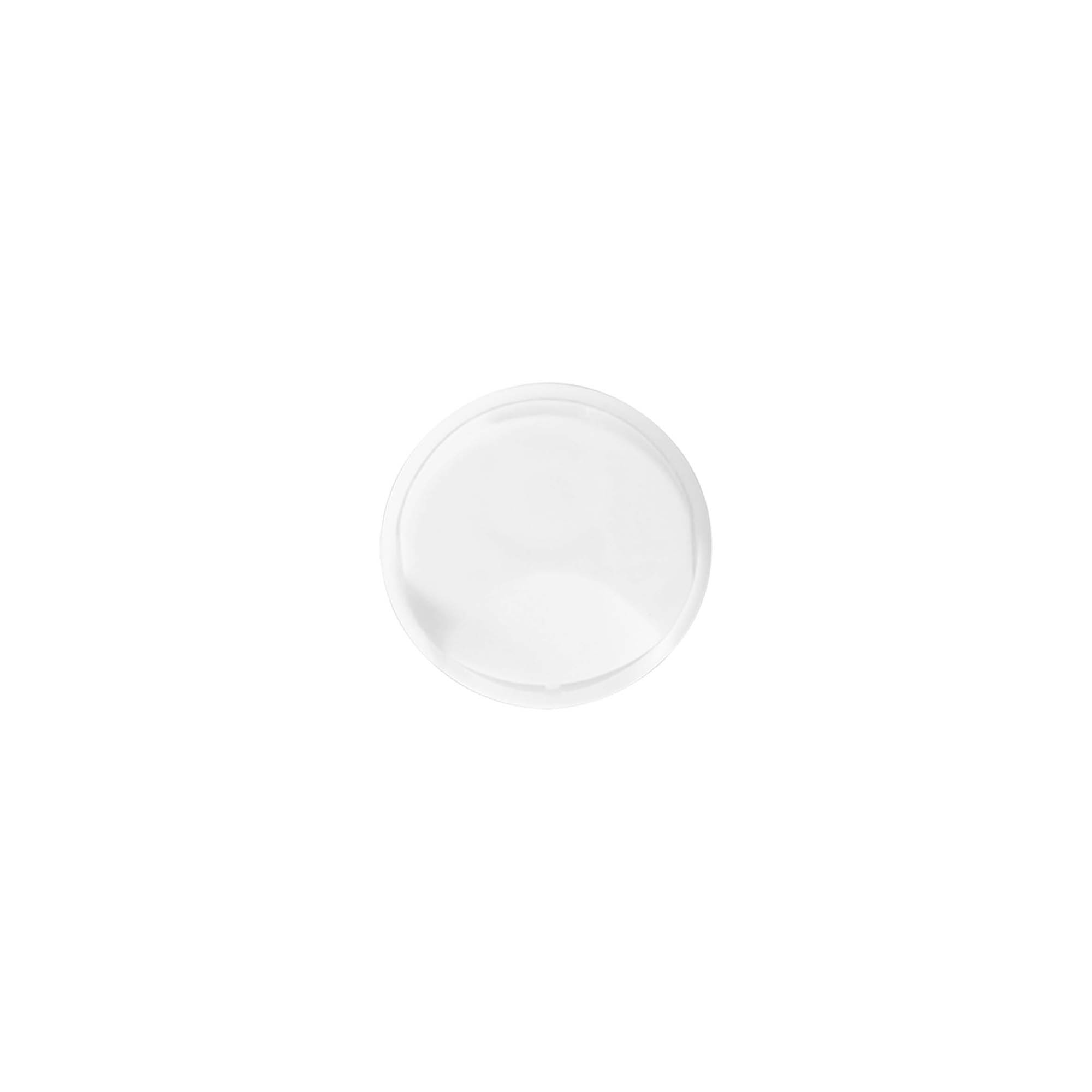 Kruvikork Disc Top, PP-plastik, valge, avausele: 24/410
