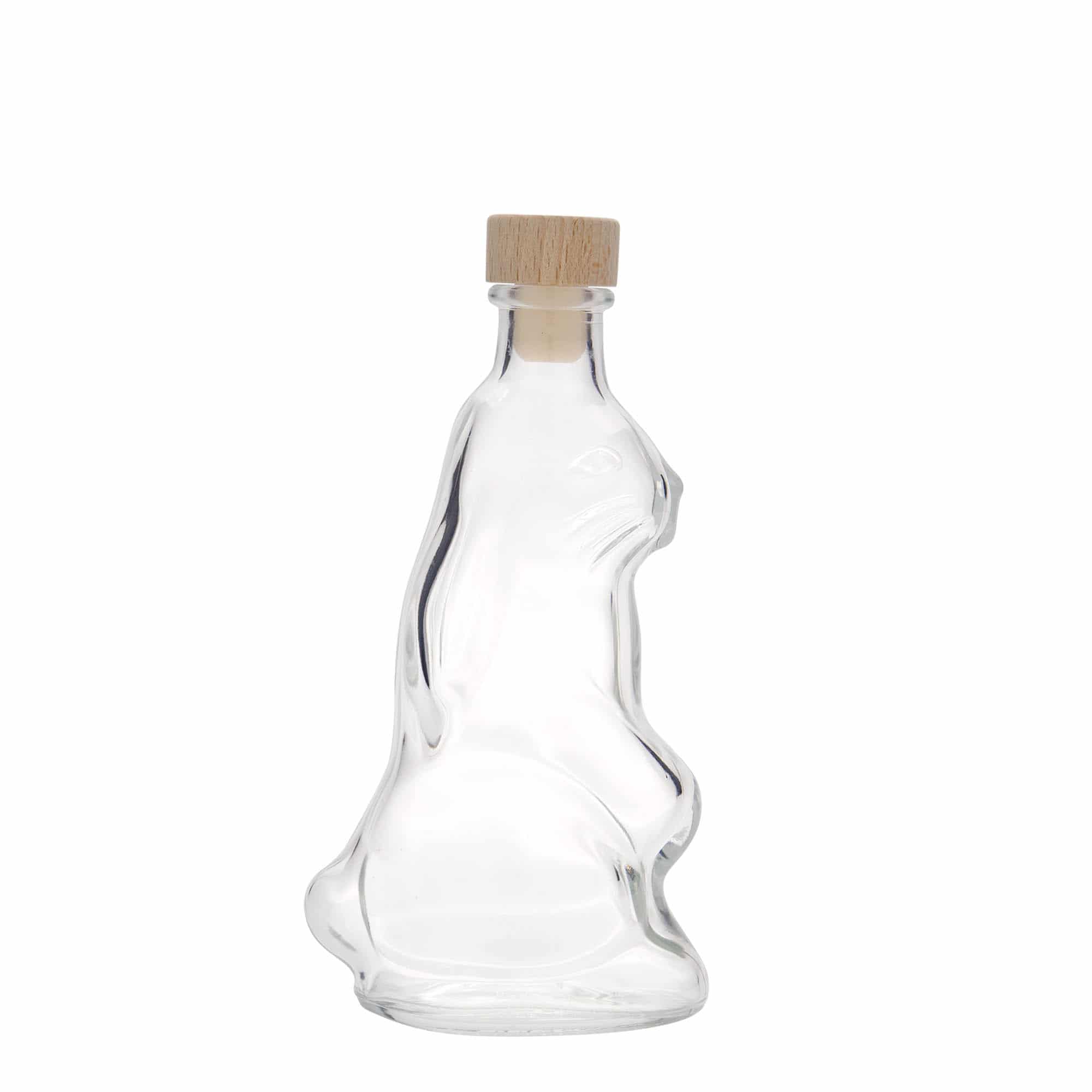 200 ml klaaspudel 'Jänes', sulgur: kork