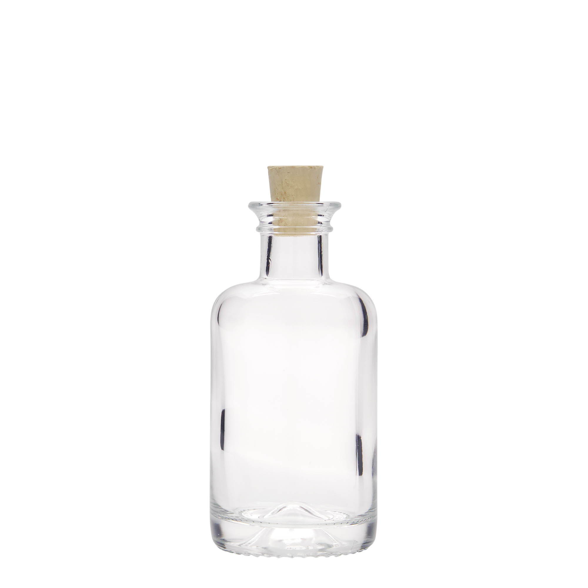 100 ml klaaspudel apteekrile, suu: kork