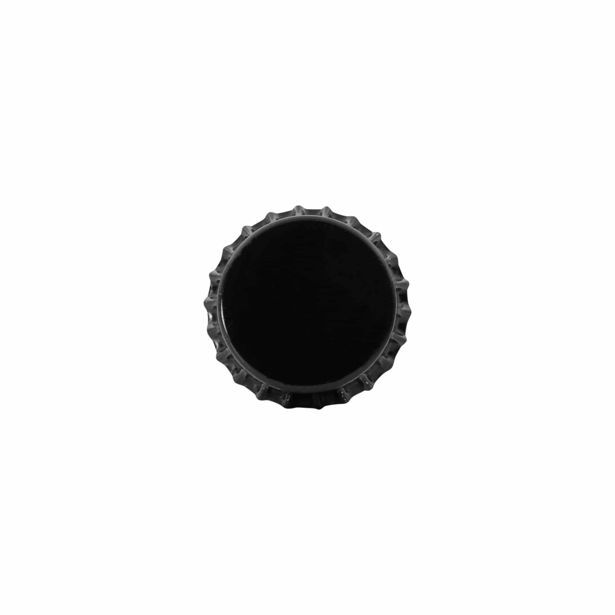 Kroonkork 29 mm, metall, must