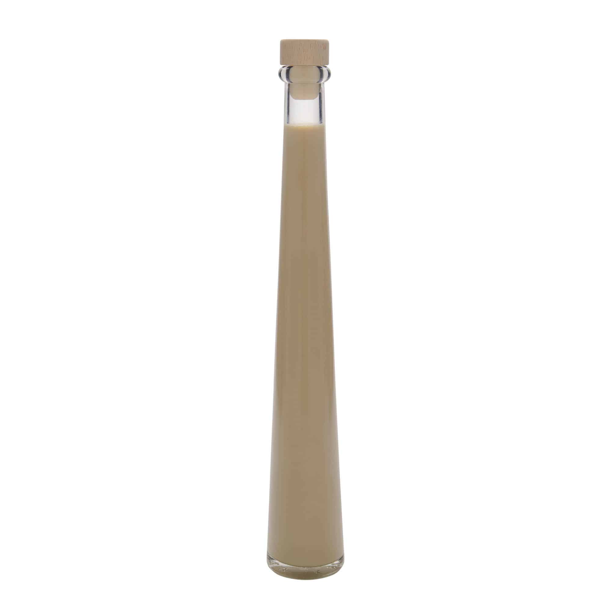 200 ml klaaspudel 'Dama Rondo', suuava: kork