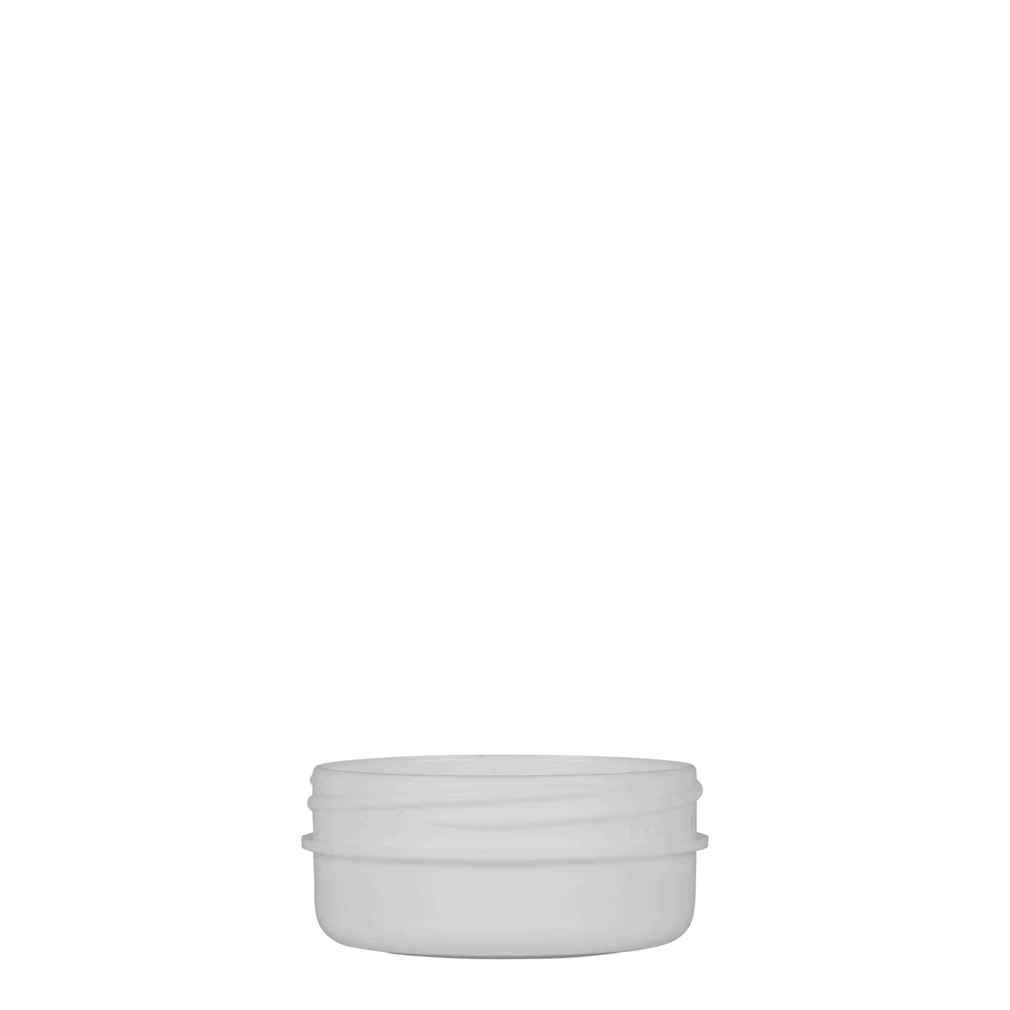 12 ml plasttoos 'White Line', PP, valge, sulgur: keeratav kaas