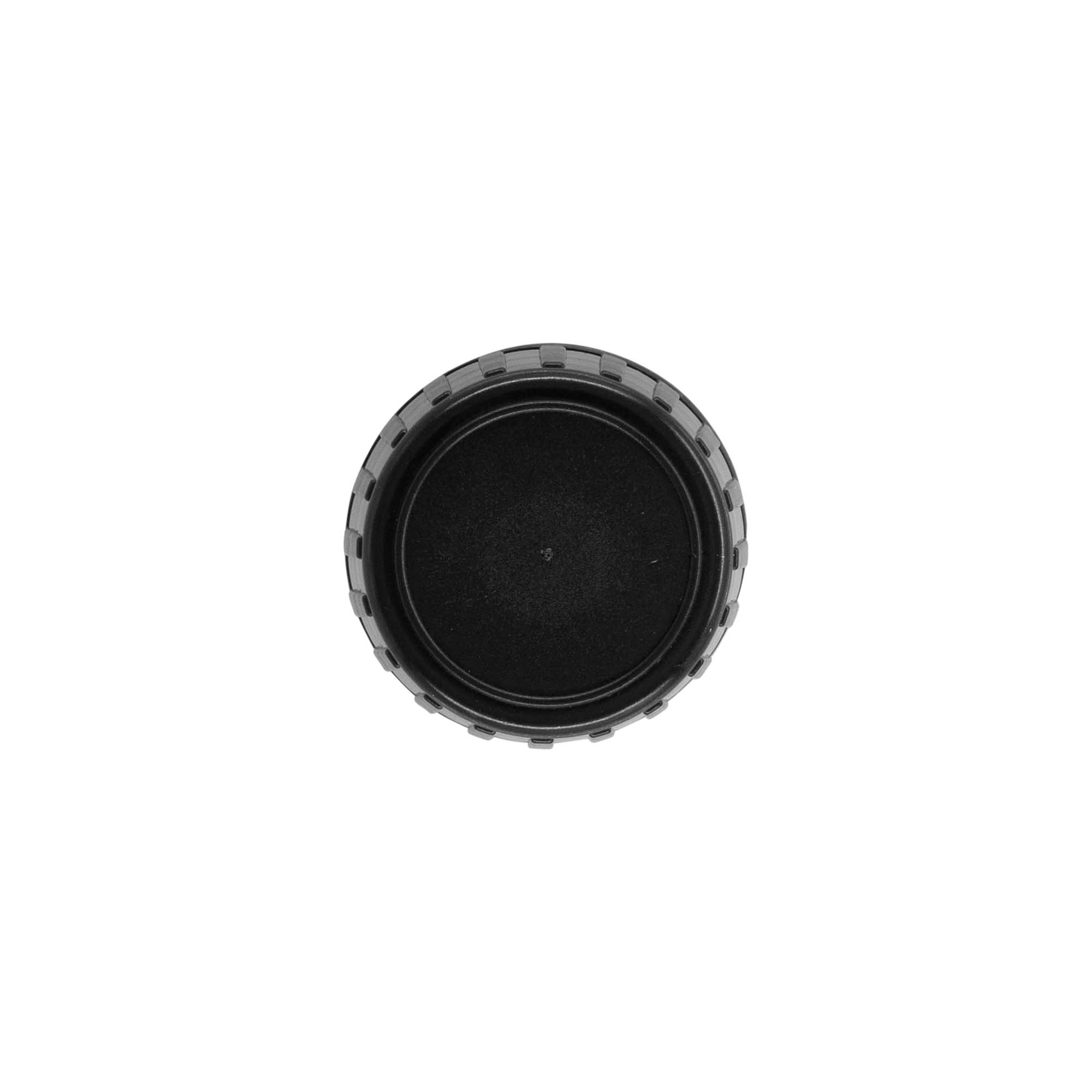 Kruvikork originaalsus, PP-plast, must, sobib avale: PP 28