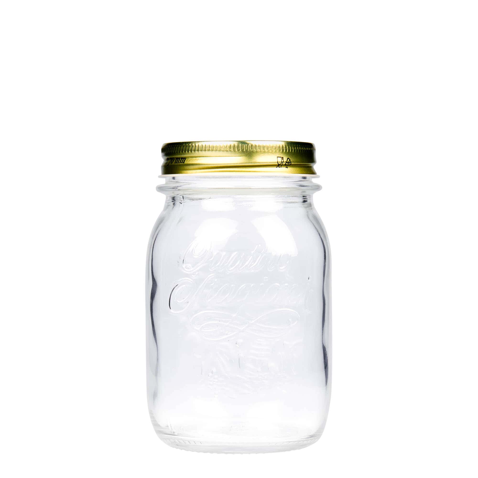 500 ml klaaspurk 'Quattro Stagioni', sulgur: keeratav kaas 500 ml klaaspurk 'Quattro Stagioni', sulgur: keeratav kaas
