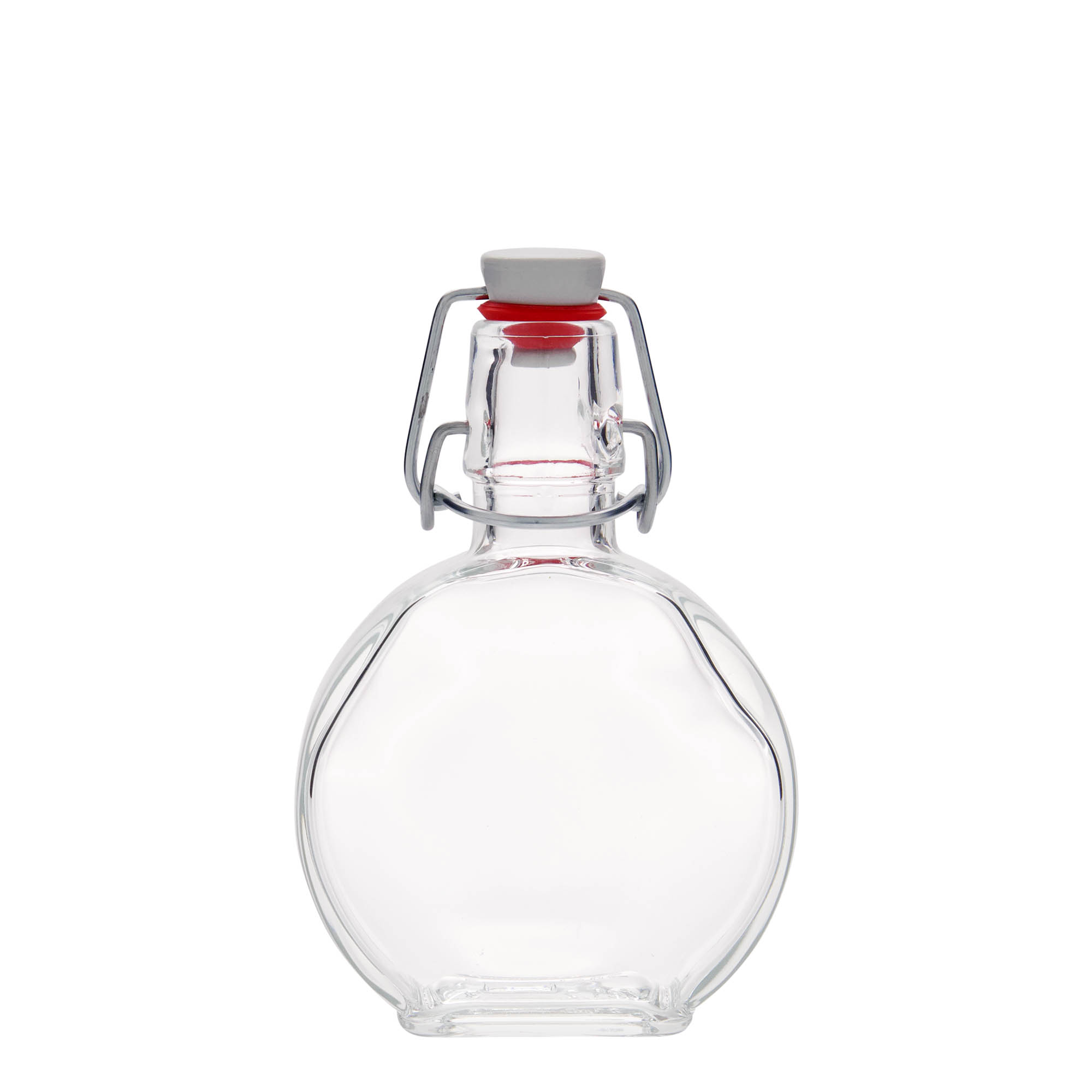 200 ml klaaspudel 'Sensatione', ristkülikukujuline, suuava: klambrikork