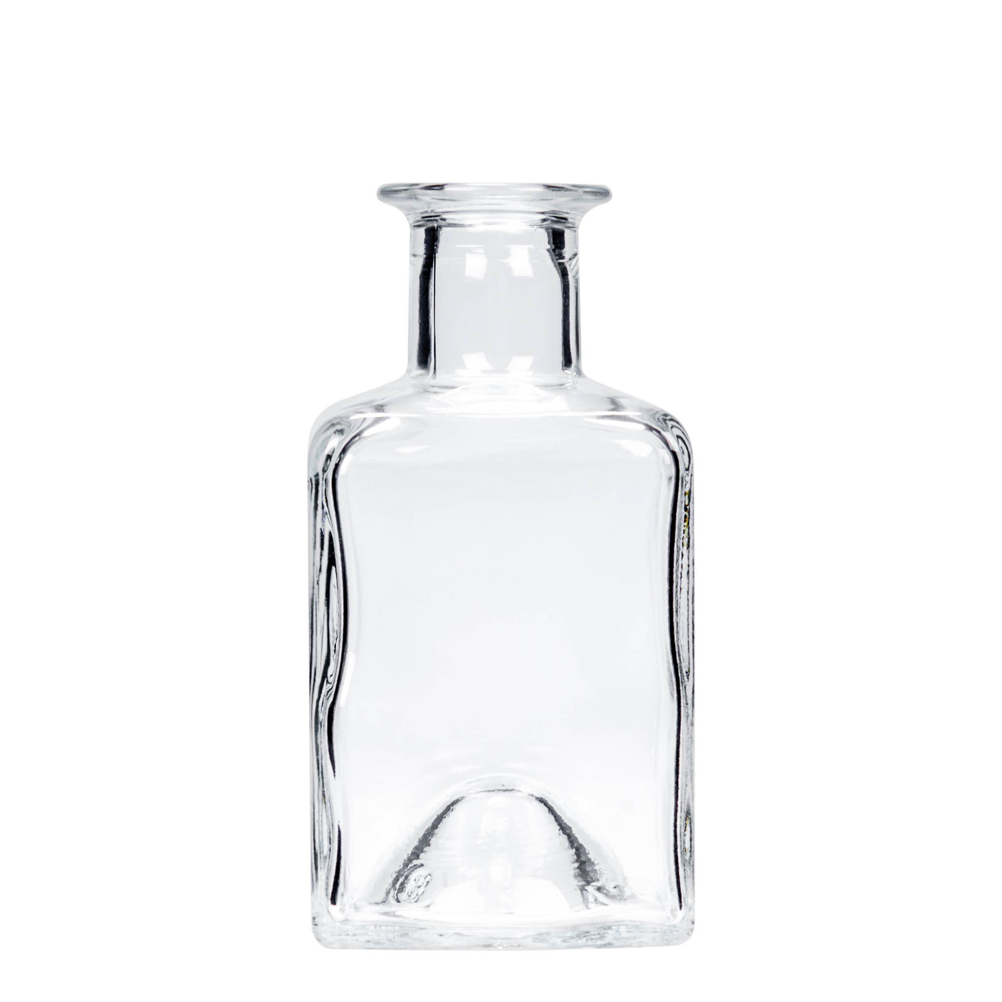 200 ml klaaspudel 'Kubica', ruudukujuline, sulgur: kork 200 ml klaaspudel 'Kubica', ruudukujuline, sulgur: kork