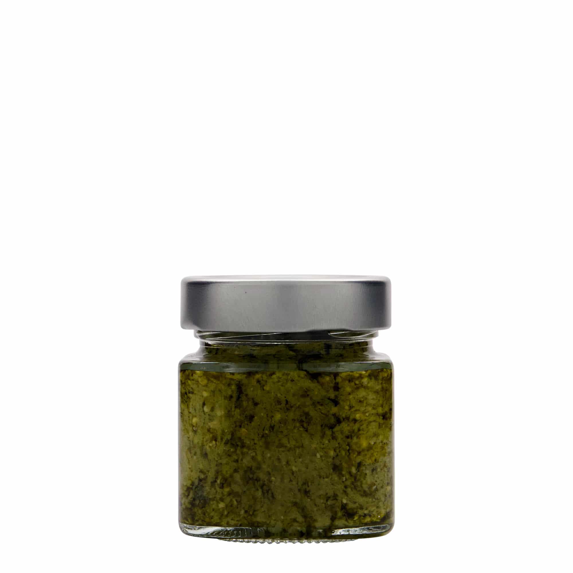 156 ml ruudukujuline klaas „Funny“, avale: Deep-Twist-Off (DTO 58)